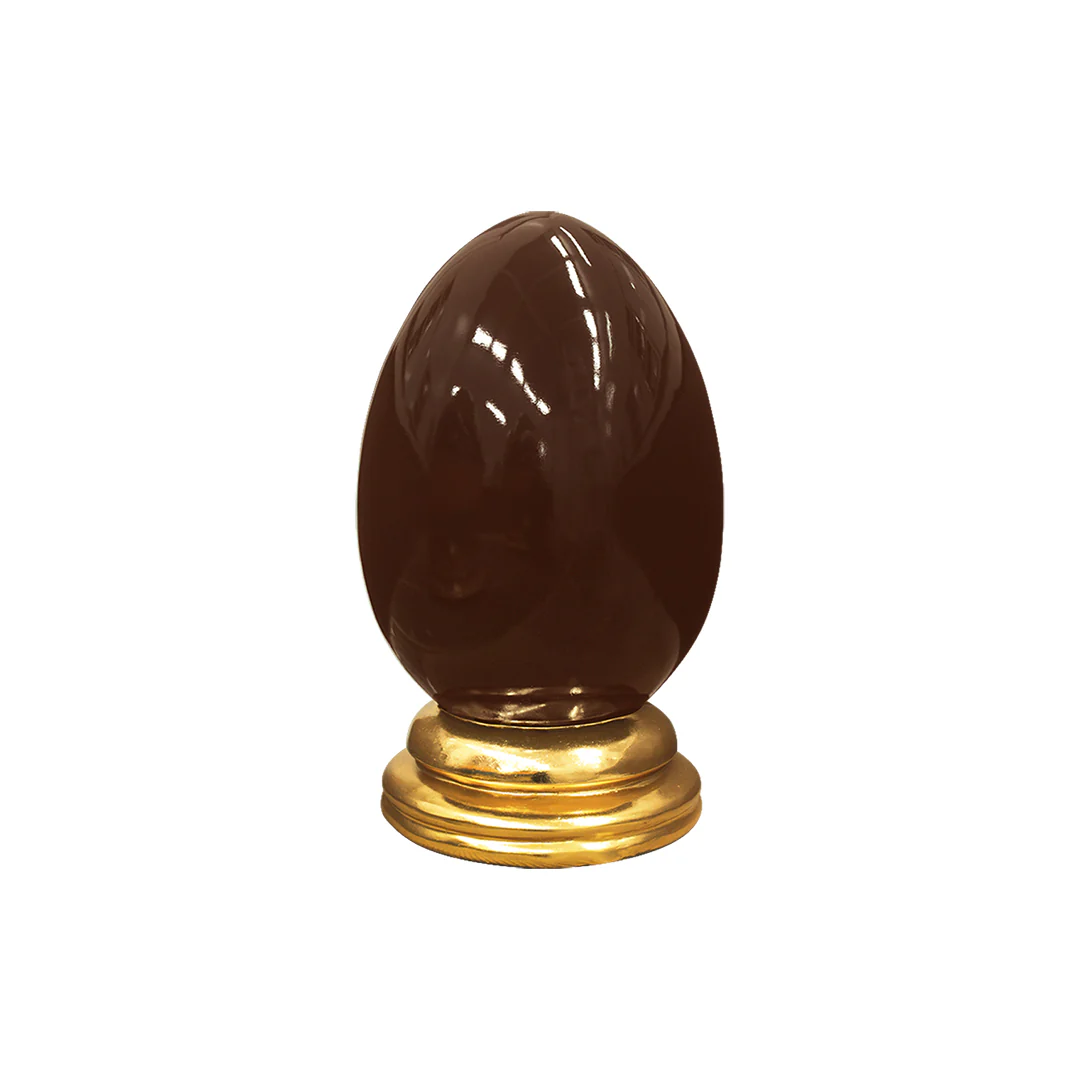 Large Fiberglass Easter Chocolate Egg with Base, 28" to 79"
