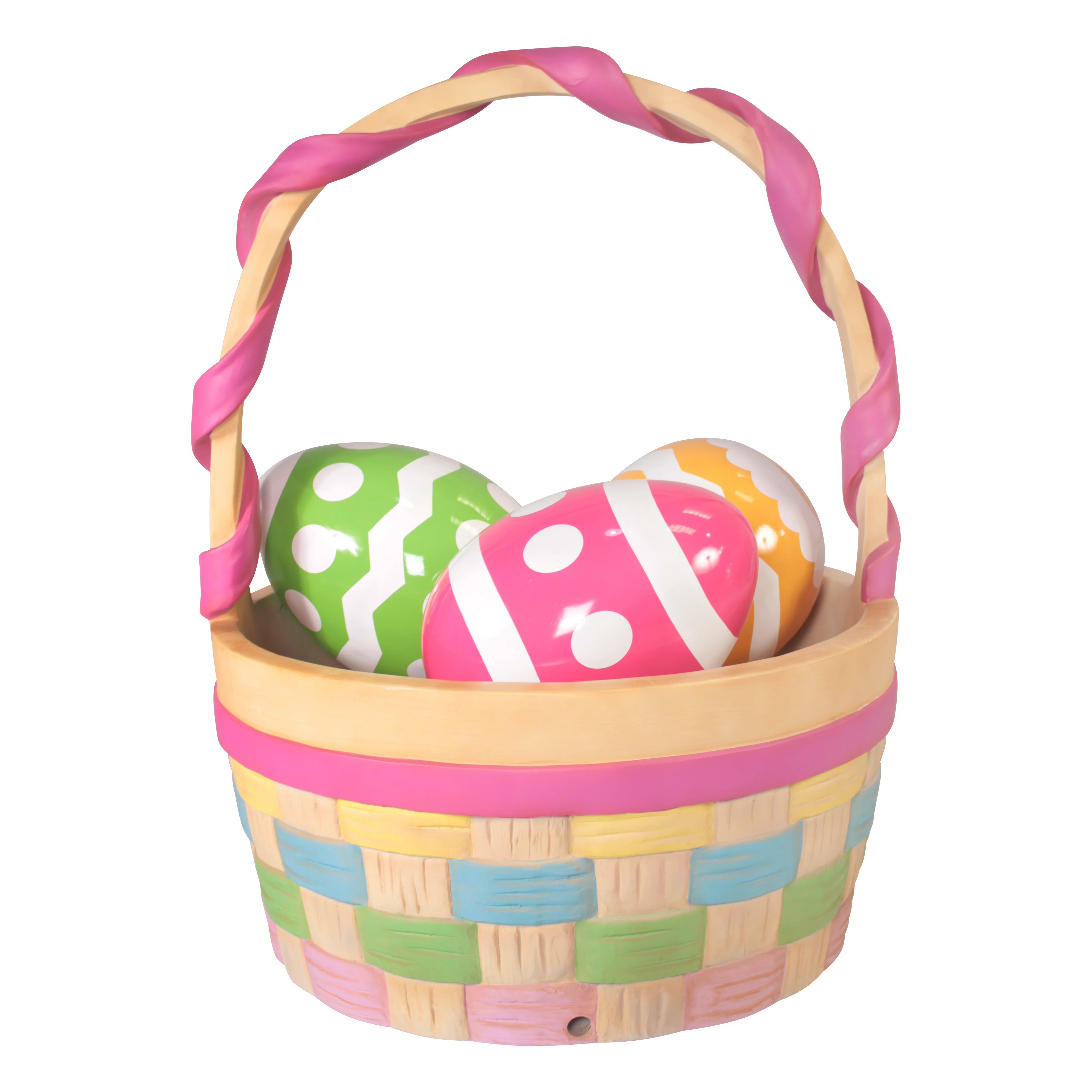 Large Fiberglass Easter Egg Basket, 55" - Image 3