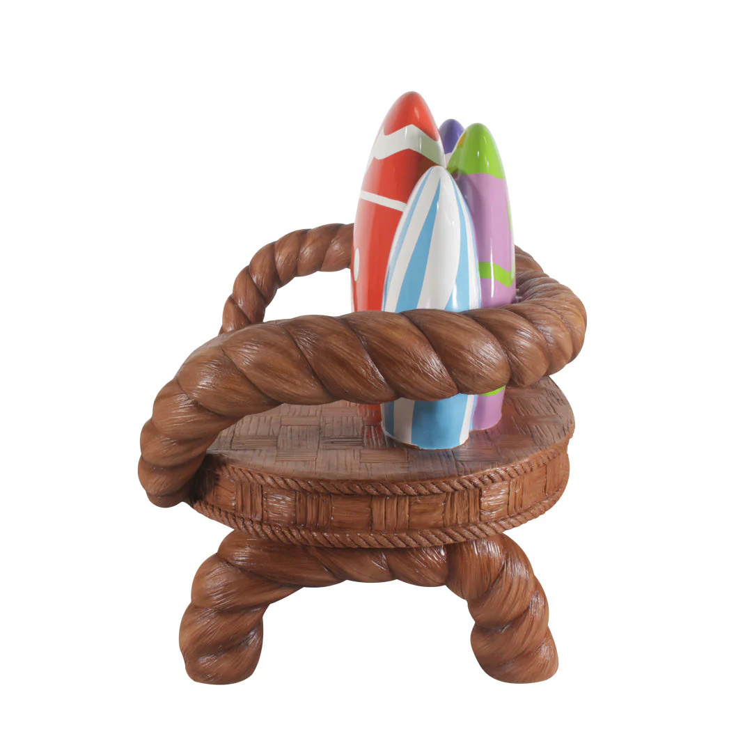 Large Fiberglass Easter Egg Bench, 55" - Image 2