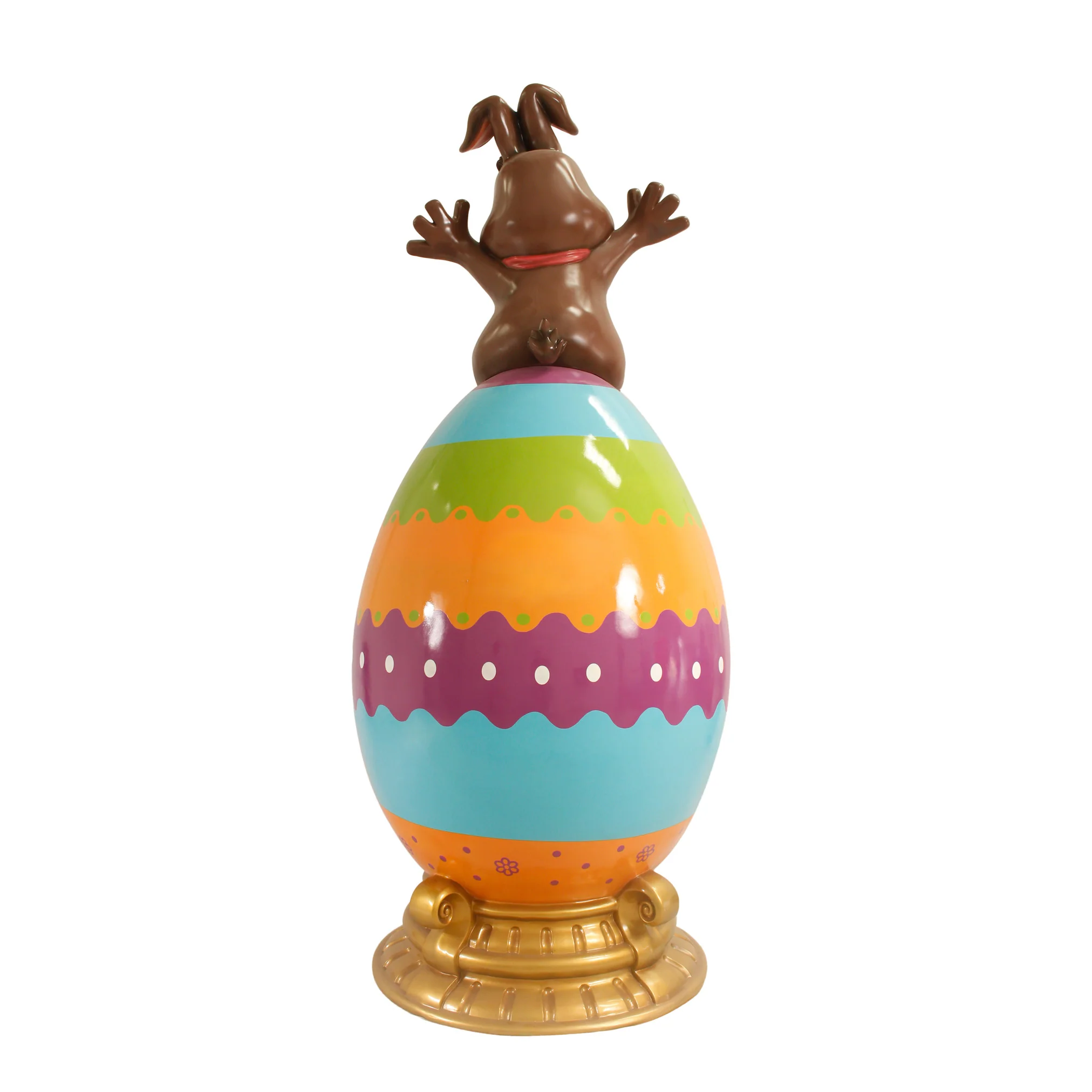 Easter Egg with Lamb and Bunny, 118" - Image 3