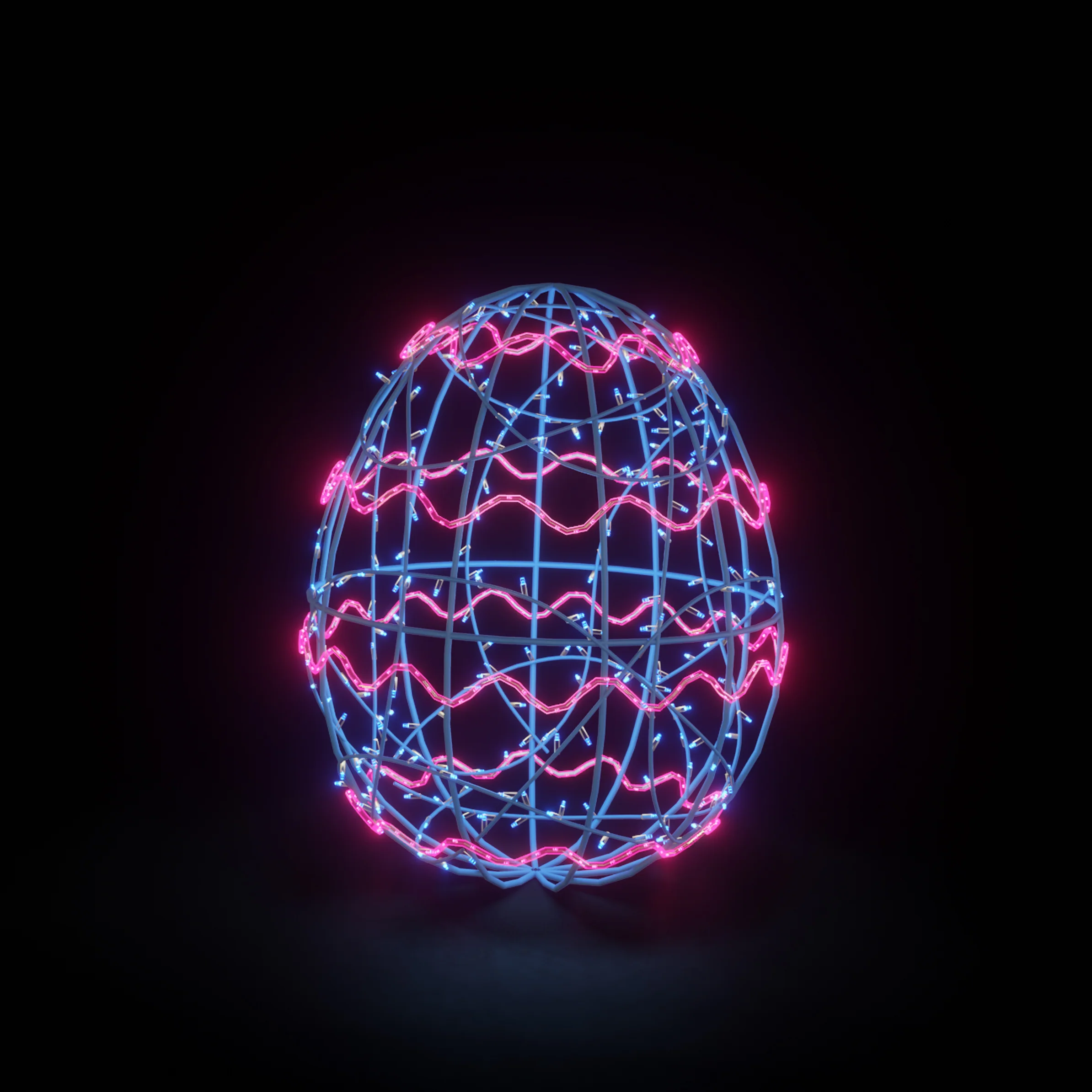 Easter Light Egg 1, LED Lit, 24"