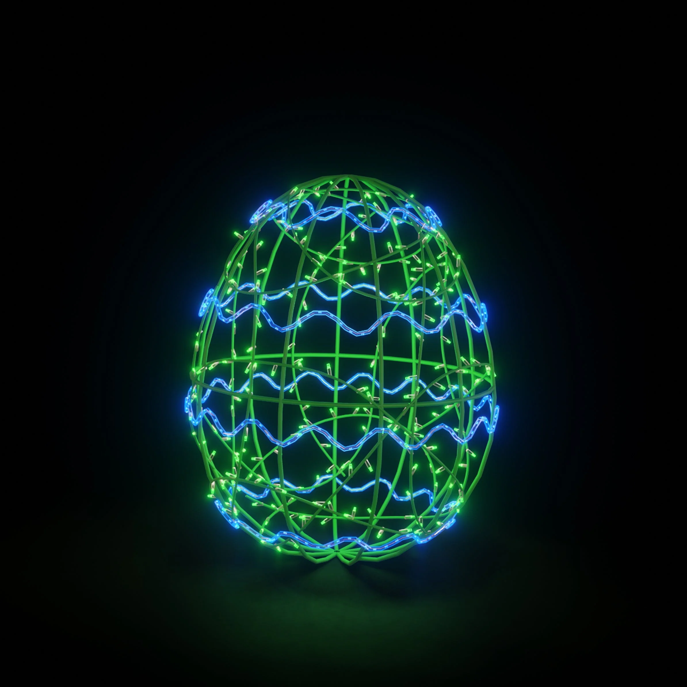 Easter Light Egg 1, LED Lit, 24" - Image 2
