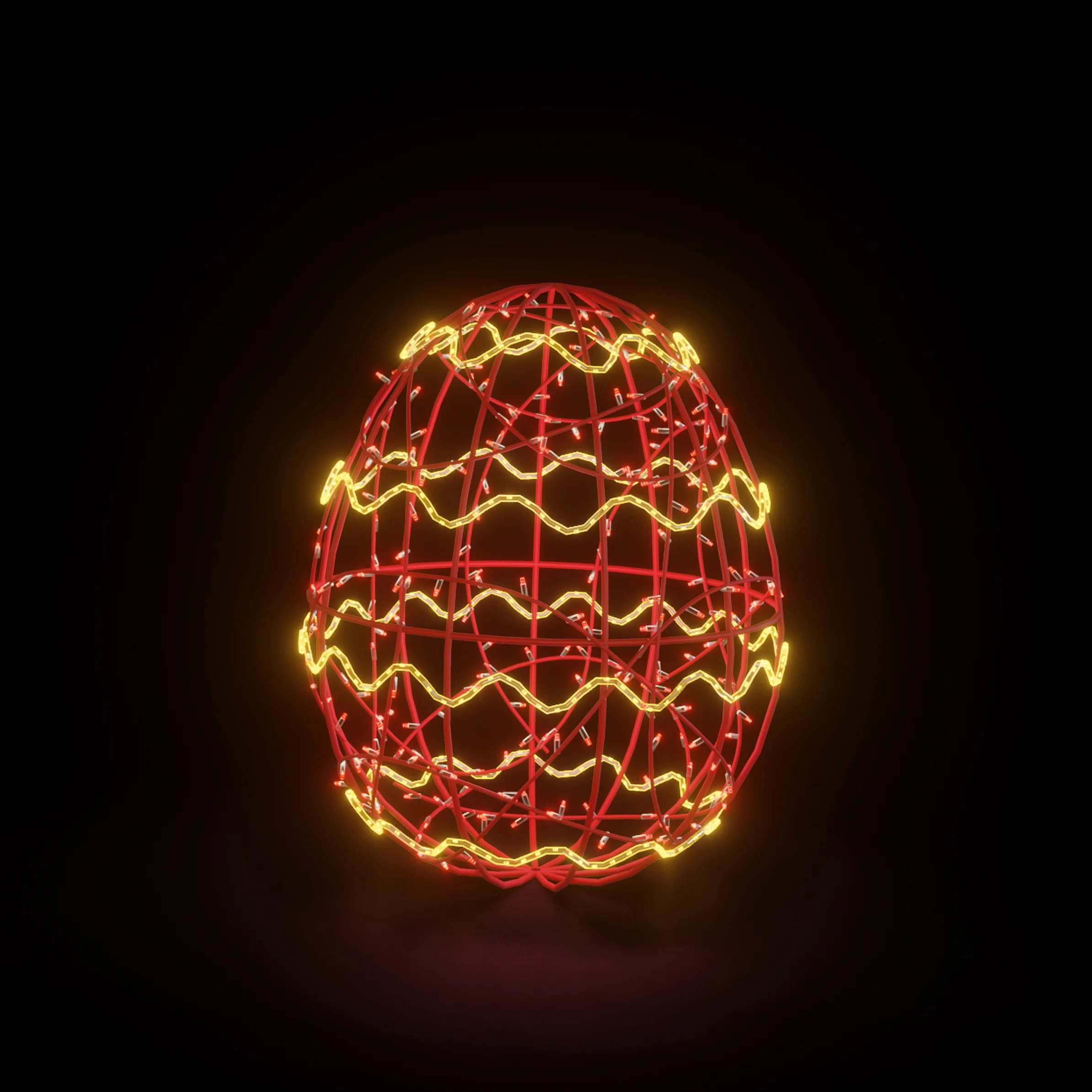 Easter Light Egg 1, LED Lit, 24" - Image 4