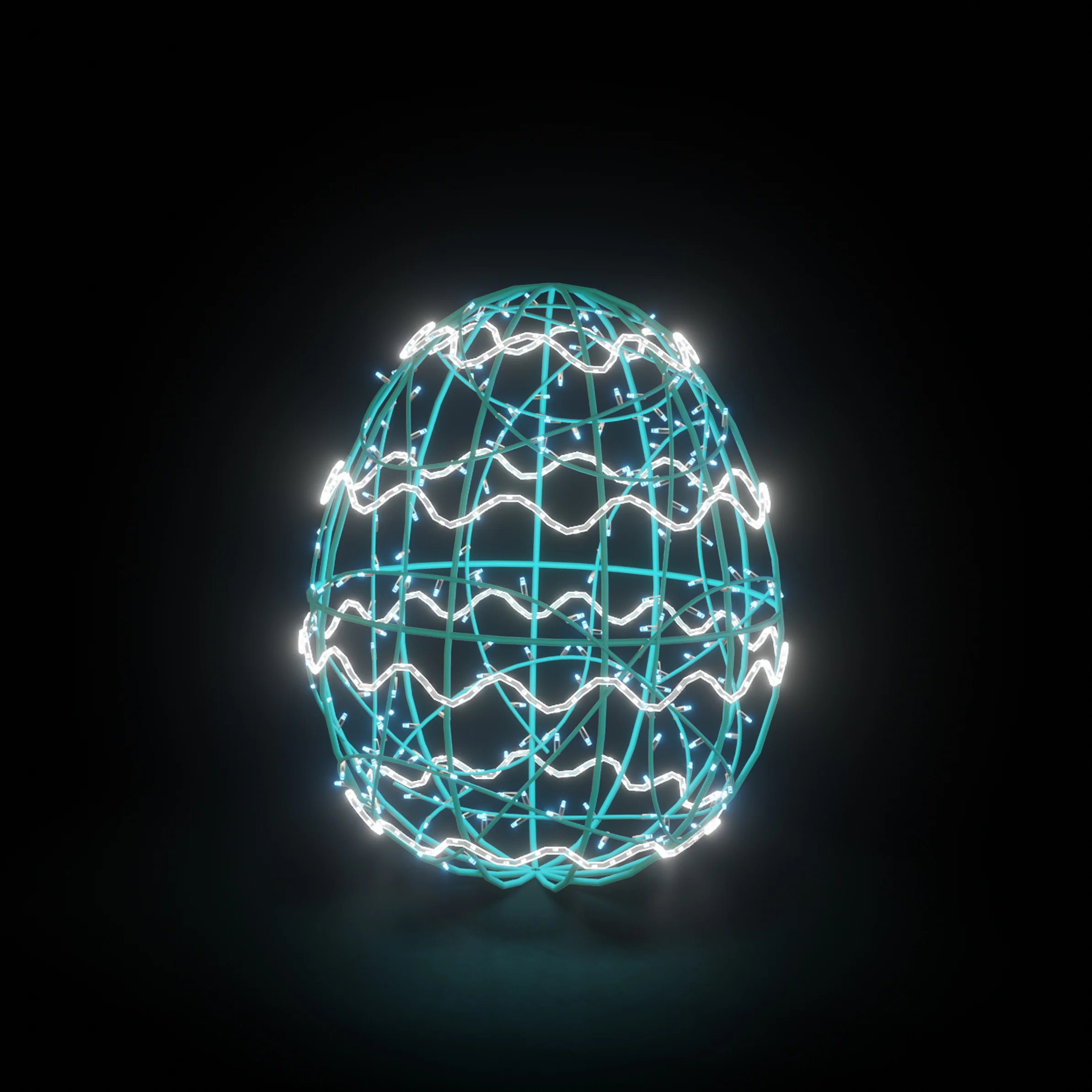 Easter Light Egg 1, LED Lit, 24" - Image 5