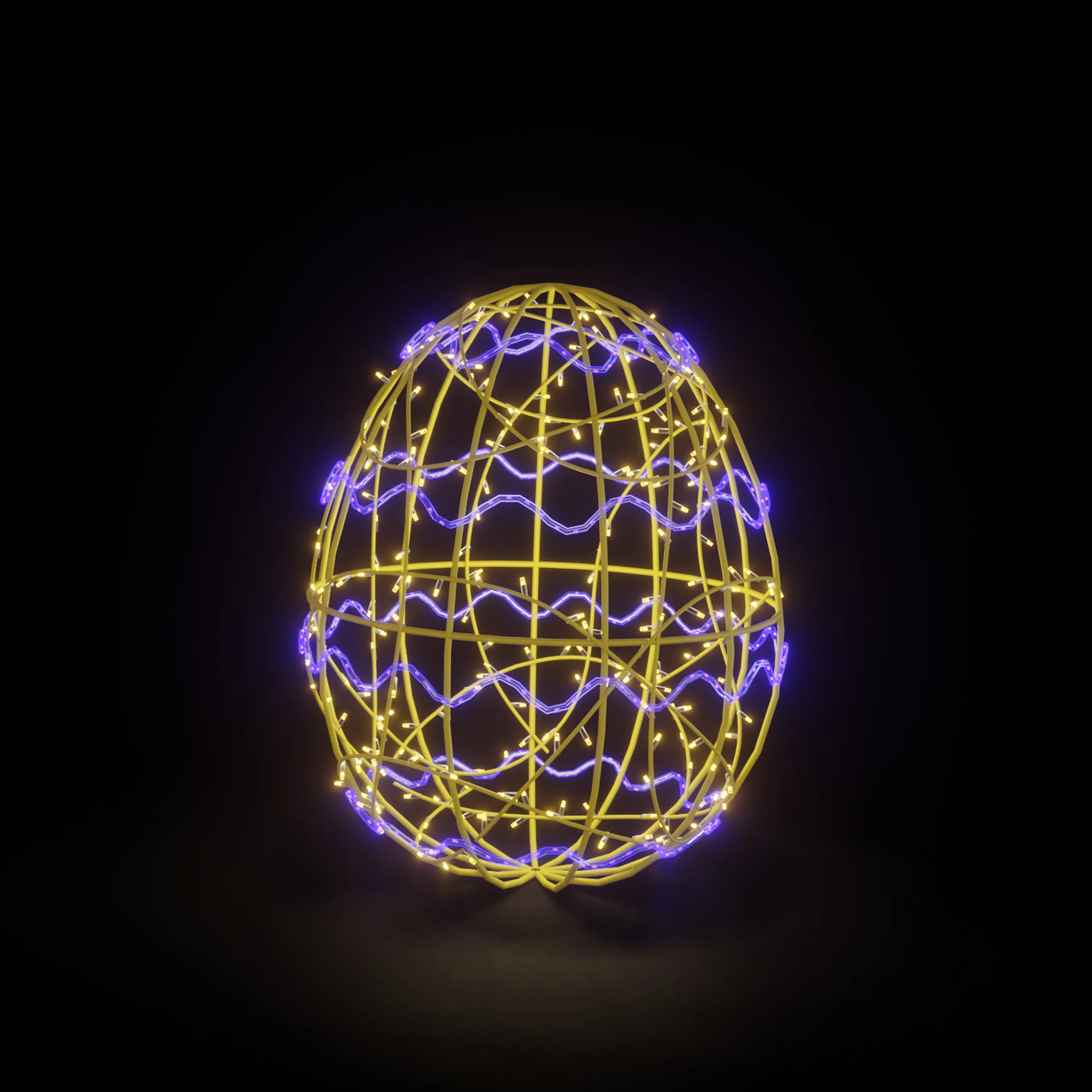 Easter Light Egg 1, LED Lit, 24" - Image 6