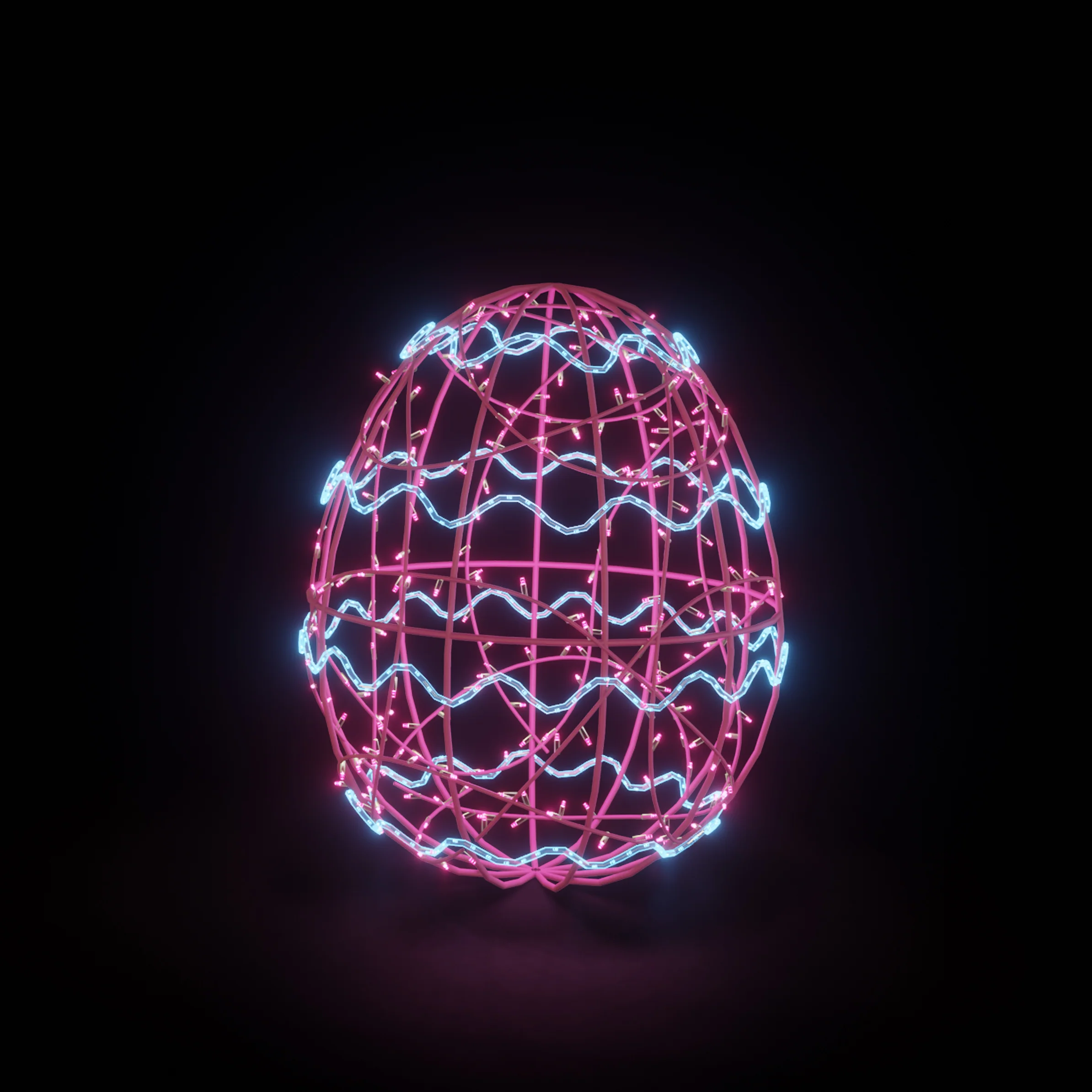 Easter Light Egg 1, LED Lit, 24" - Image 8