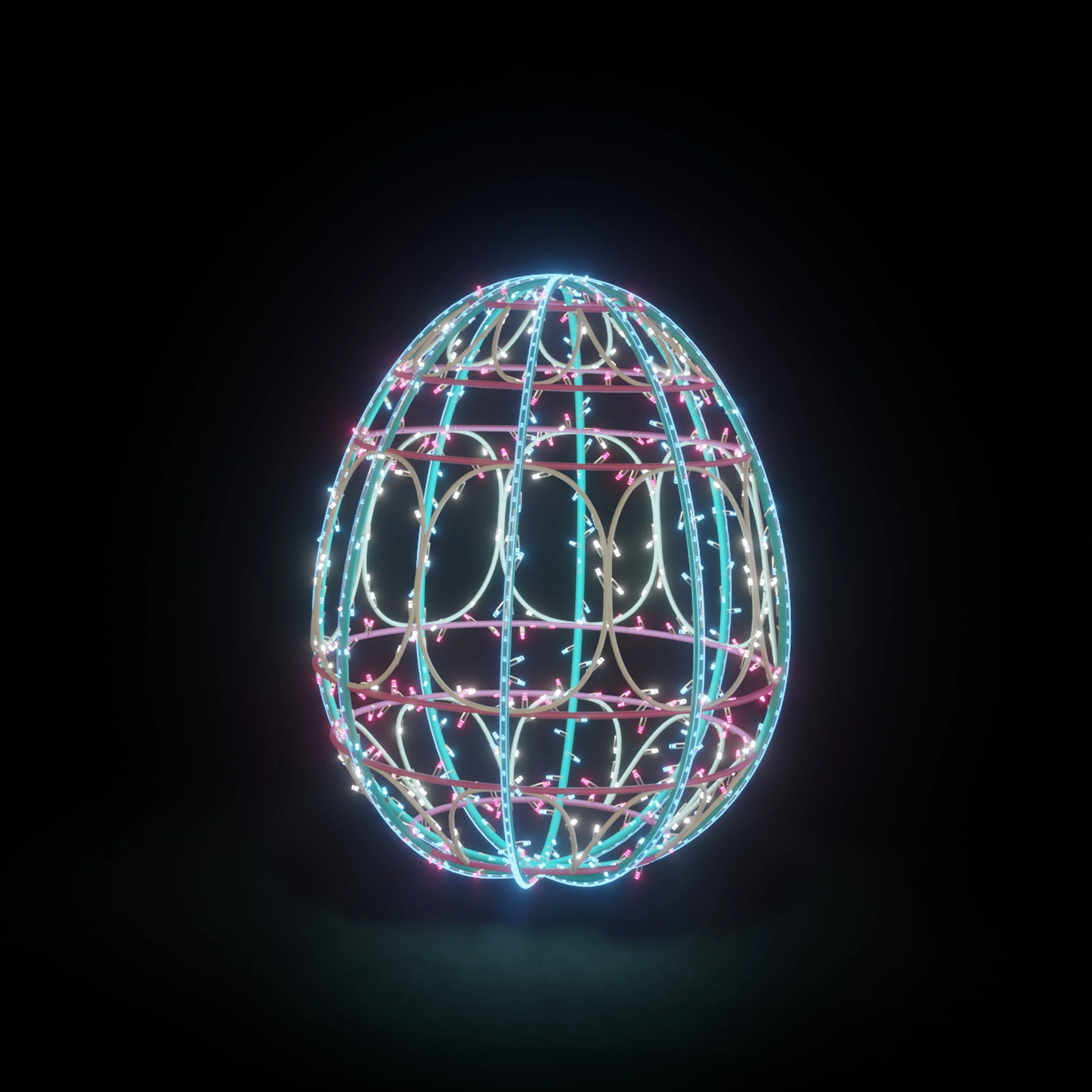 Easter Light Egg 2, LED Lit, 47" - Image 4