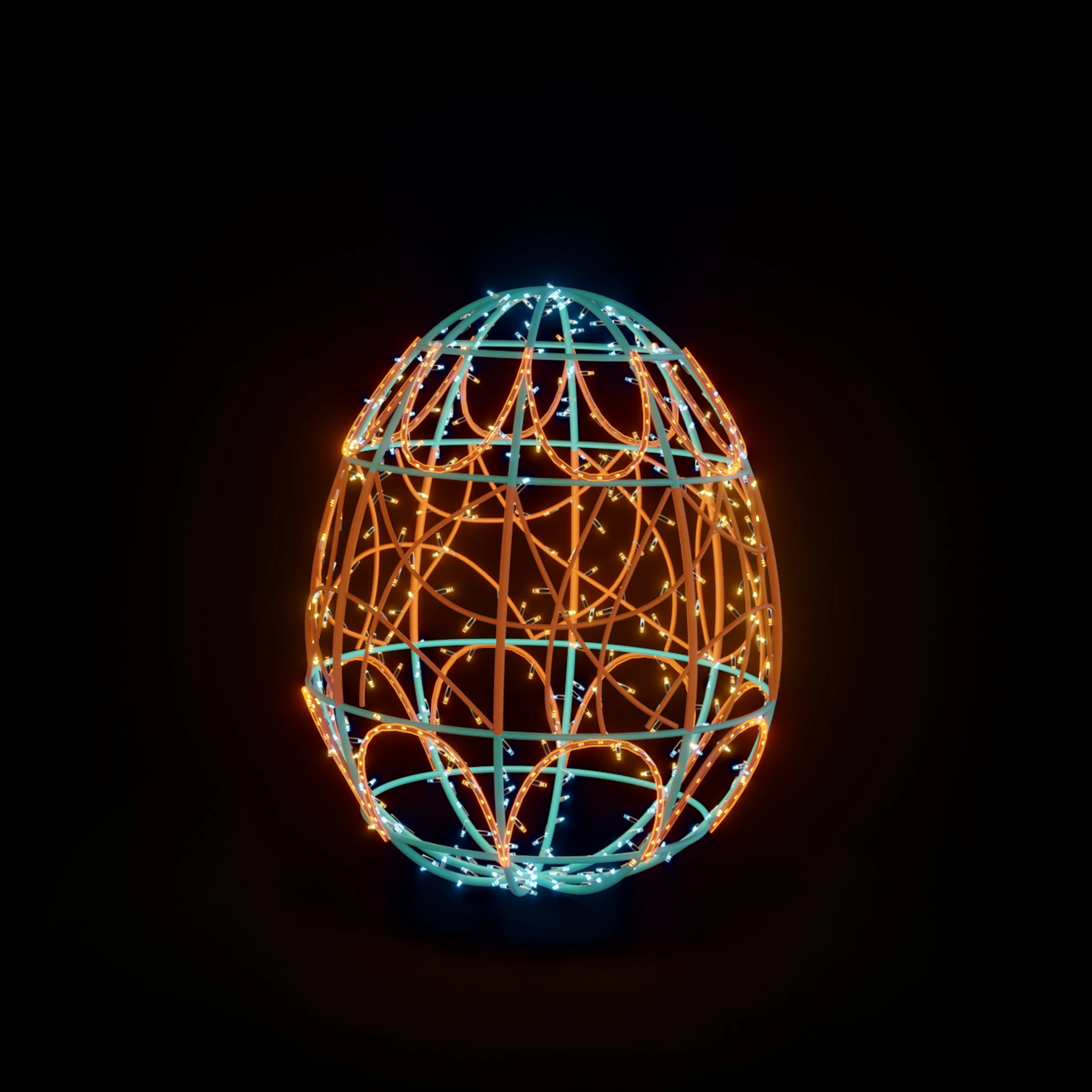 Easter Light Egg 3, LED Lit, 24" - Image 4