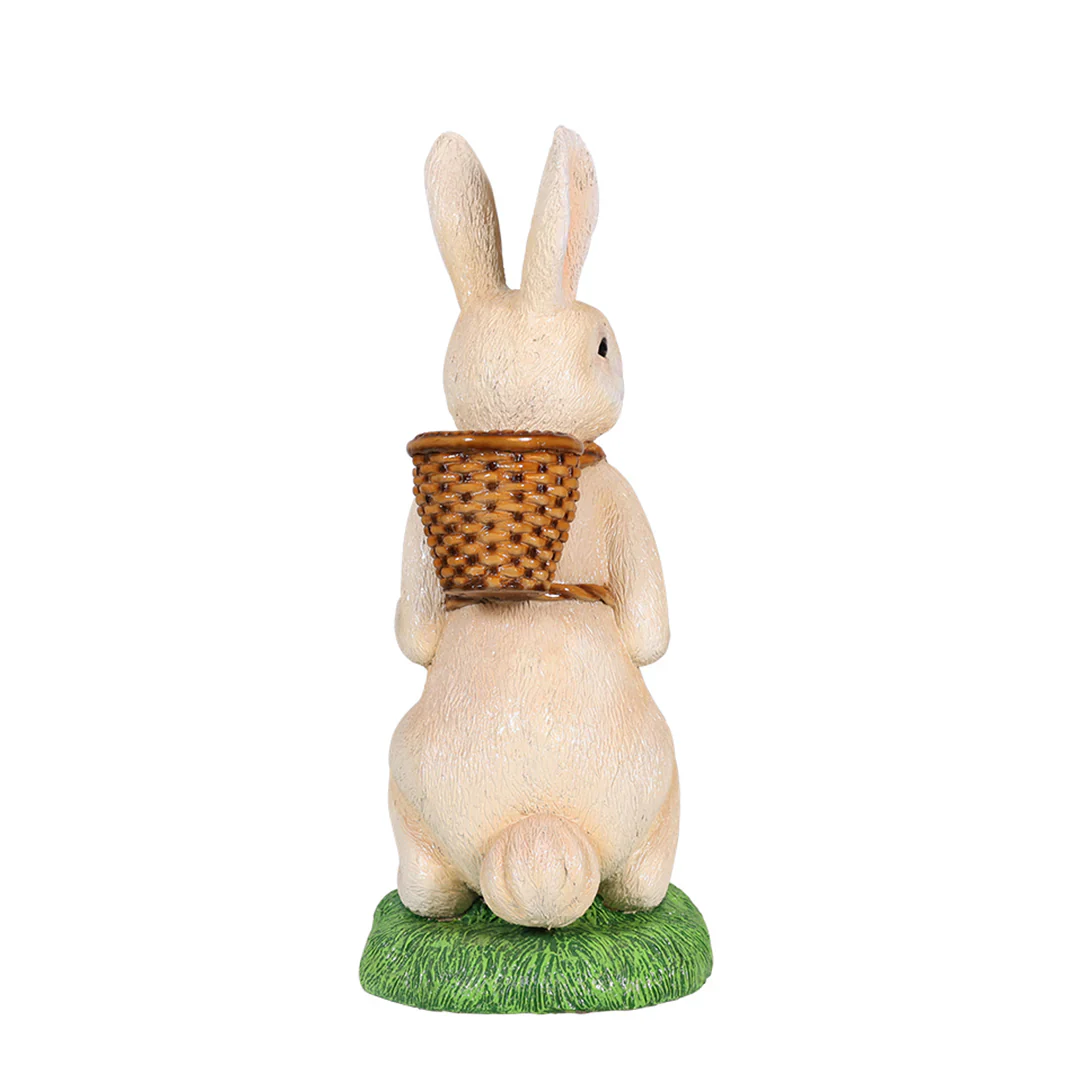 Easter Sitting Bunny Carrying Basket, 31" - Image 4