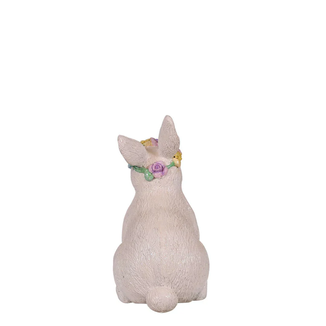 Easter White Sitting Bunny Statue, 20" - Image 4