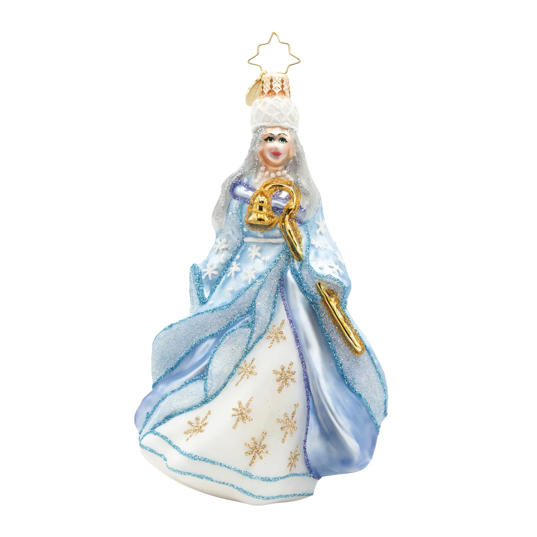 Echoes of Christmas Past Glass Ornament, 6.5" - Image 2