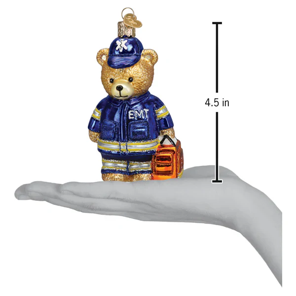 EMT Teddy Bear Ornament - Image 5