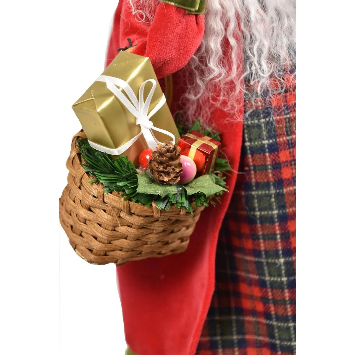 English Countryside Santa Caroler Figurine, 13" - Image 3