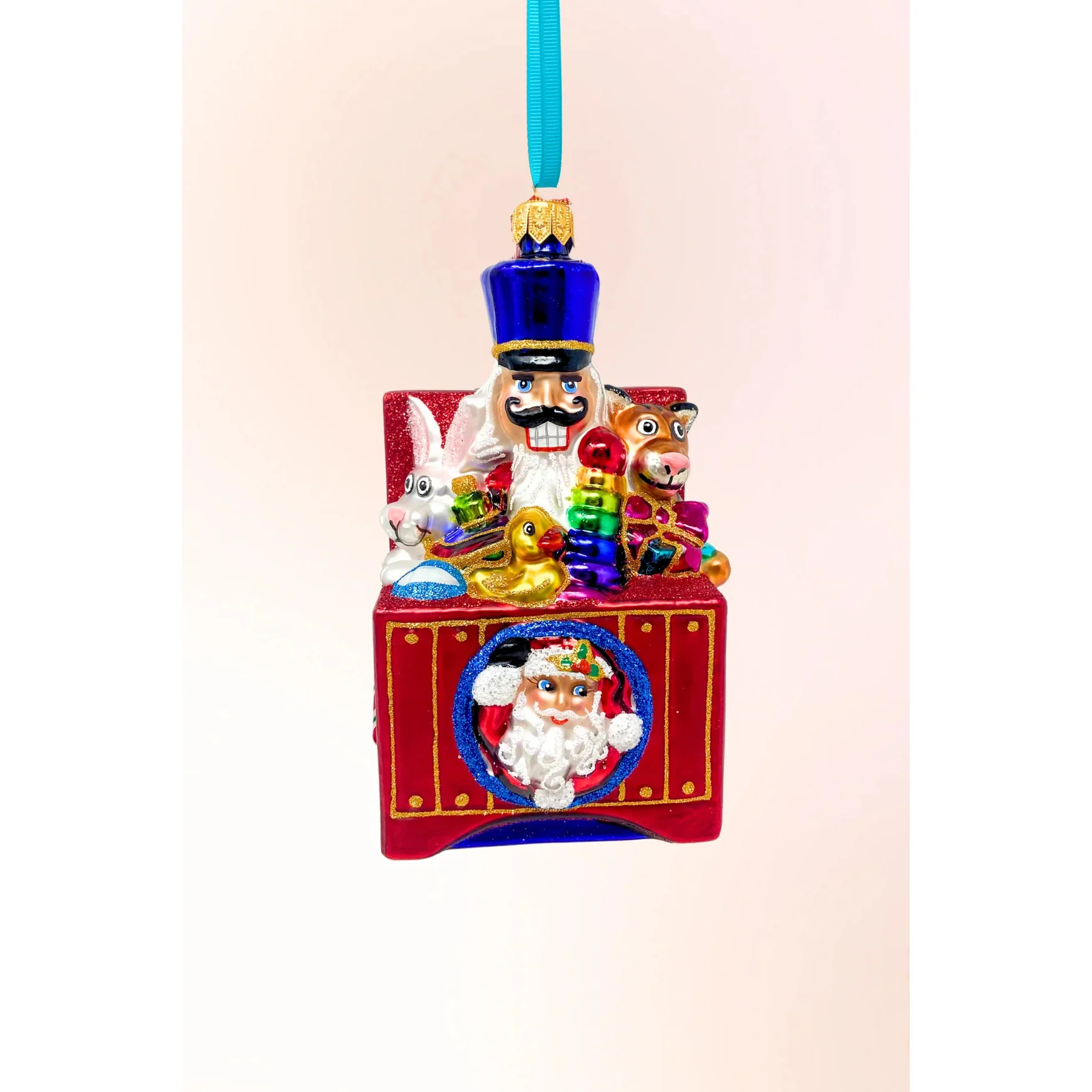 Erik's Toy Box Polish Glass Christmas Ornament, 5"