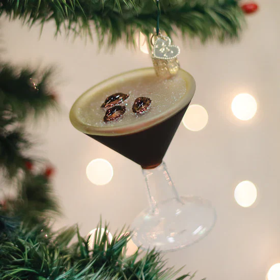Espresso Martini Ornament, 3.5"