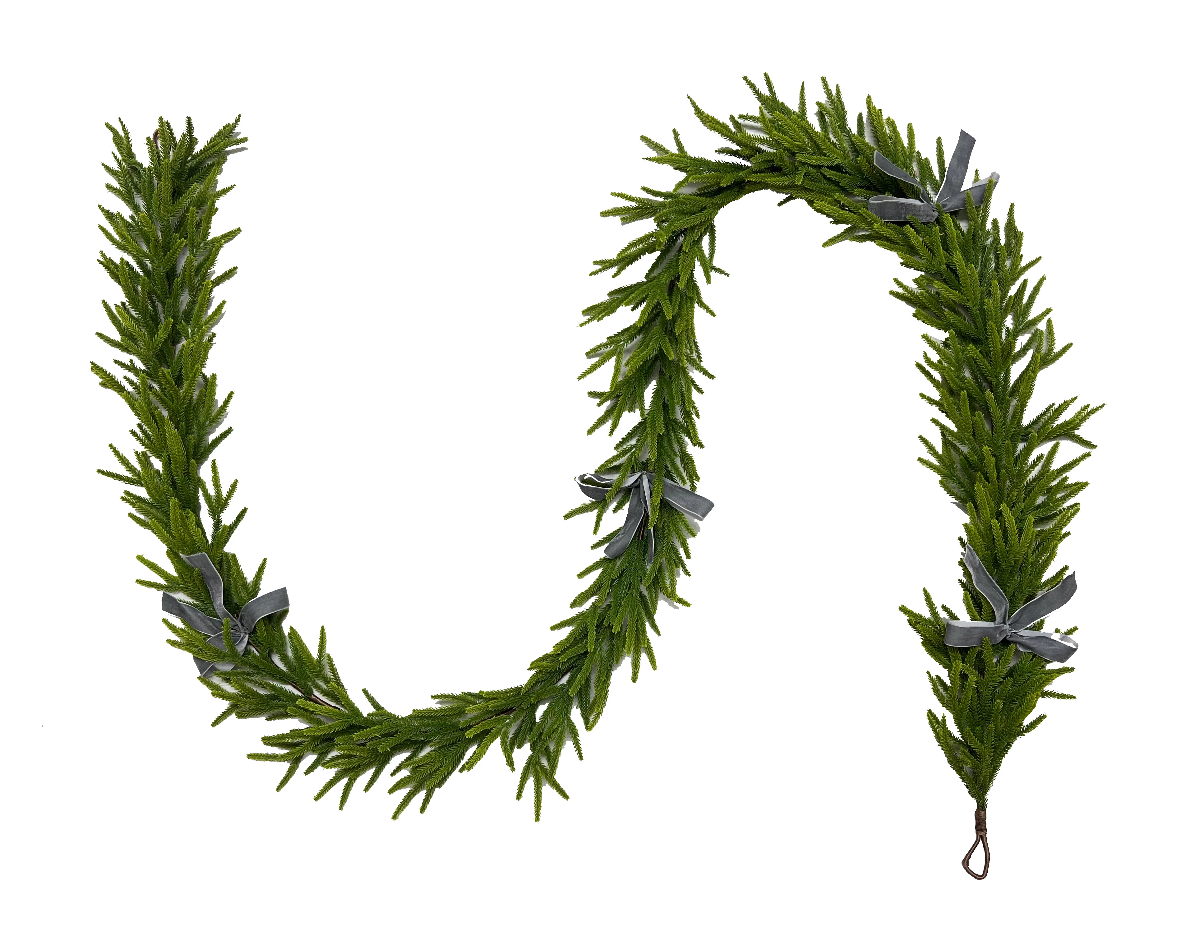 Evergreen Pine Garland, (12"D/9'L)
