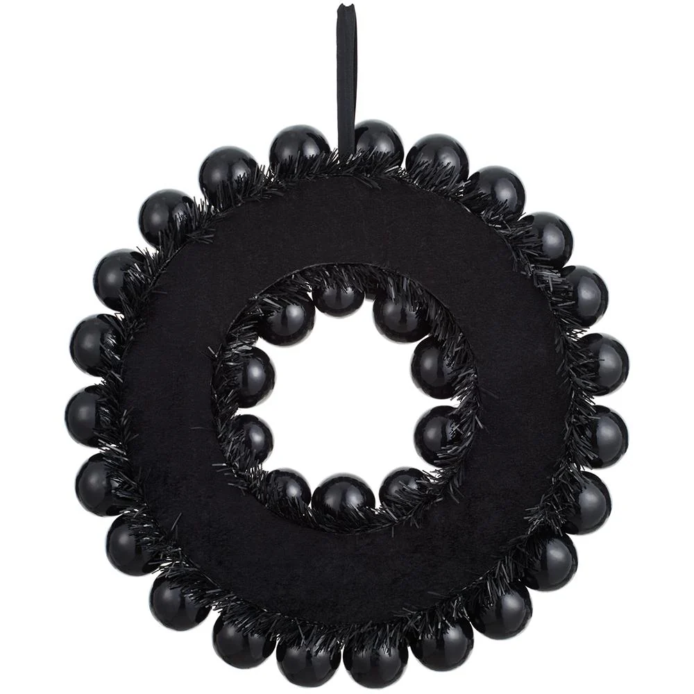 Eye Ball Wreath, 20.5" (Black) - Image 2