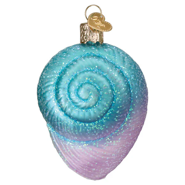 Fanciful Spiral Shell Ornament - Image 2