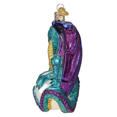 Fantasy Dragon Glass Ornament, 4.75" - Image 3