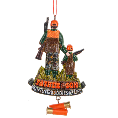 Father & Son Hunting Ornament - Hunting Buddies For Life