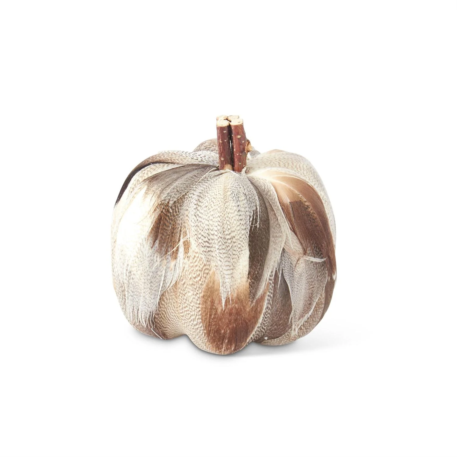 Feather Pumpkins, 3.25" (4 Styles - Sold individually) - Image 3