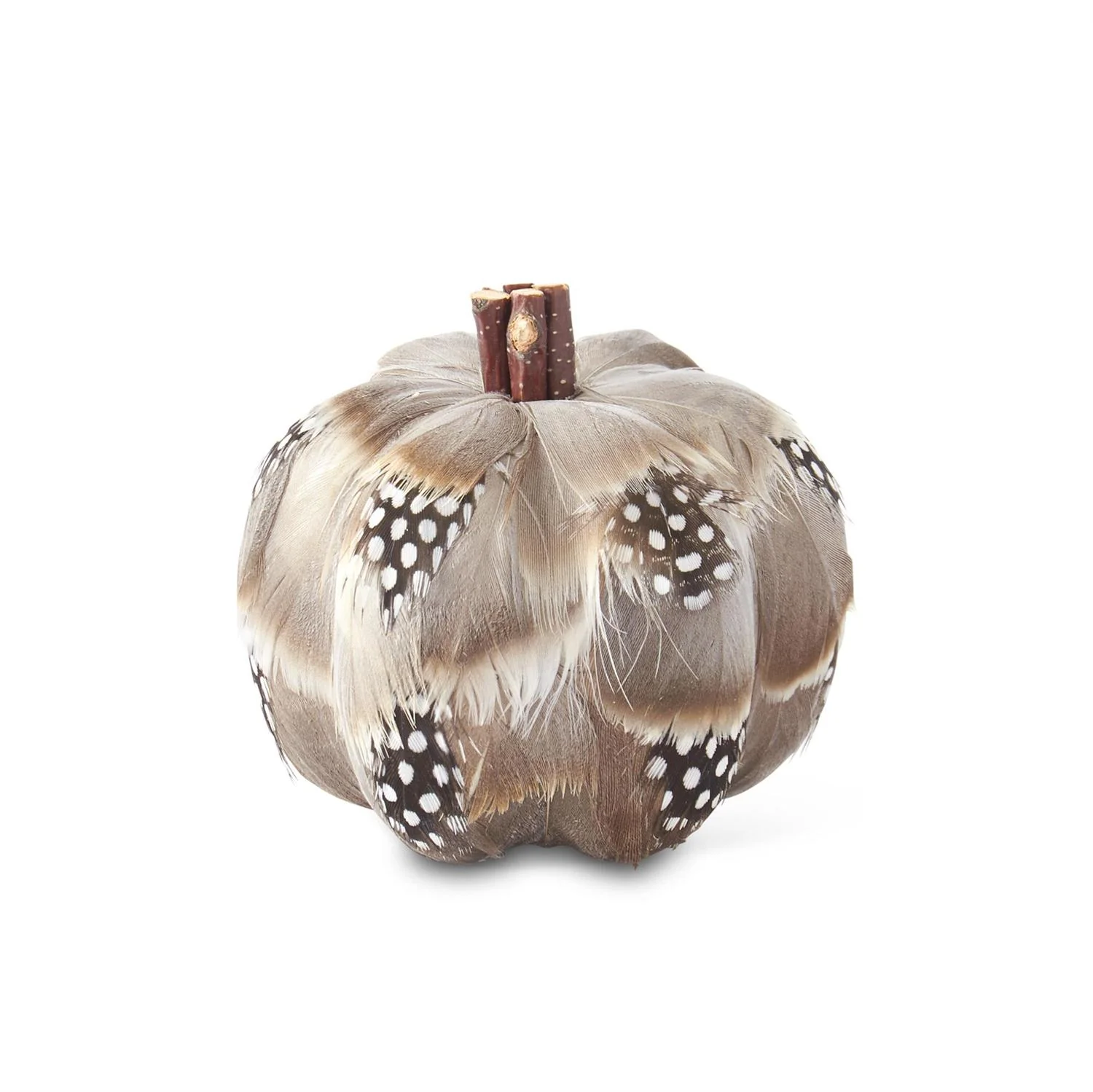 Feather Pumpkins, 3.25" (4 Styles - Sold individually) - Image 4