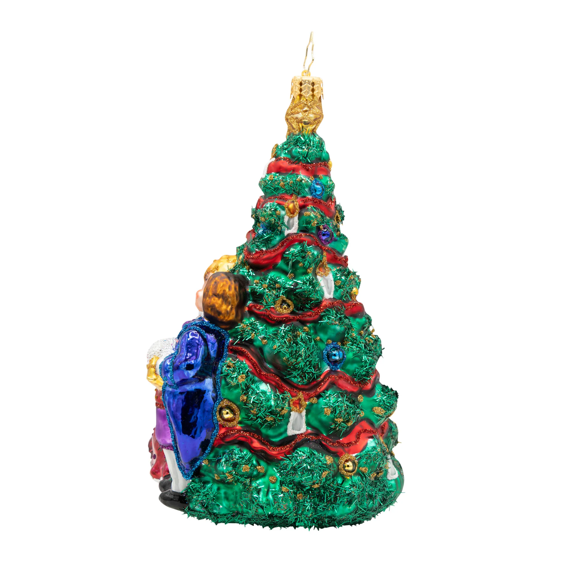 Festive Fezziwigs Glass Ornament, 6.25" - Image 4