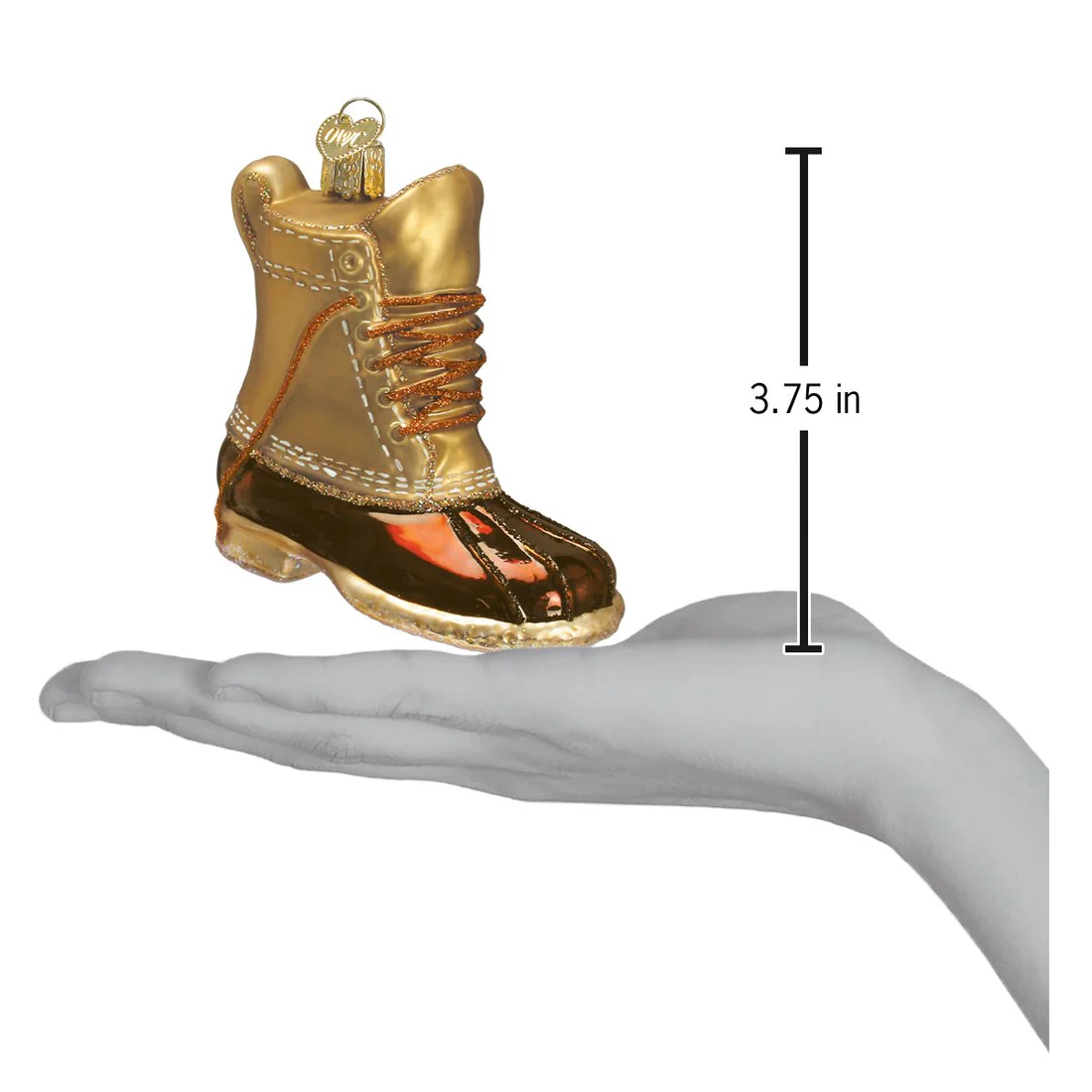 Glass Field Boot Ornament - Image 3