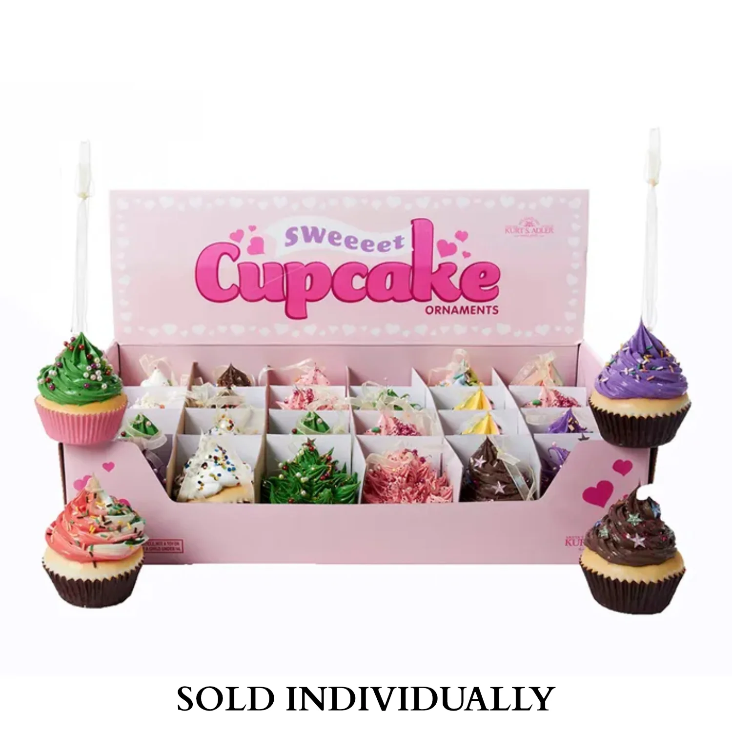 Foam Cupcake Ornaments (12 Styles β Sold individually)