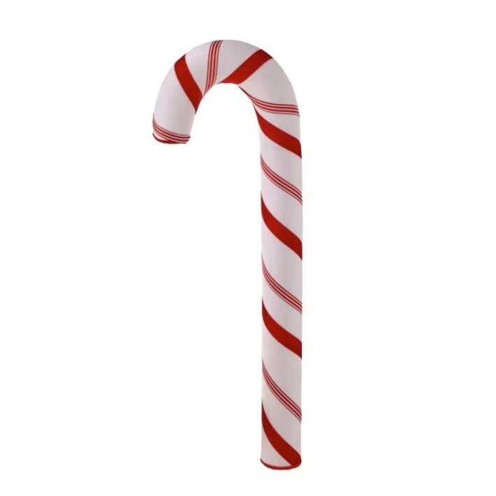 Foam Velvet Stripe Candy Cane, 48"
