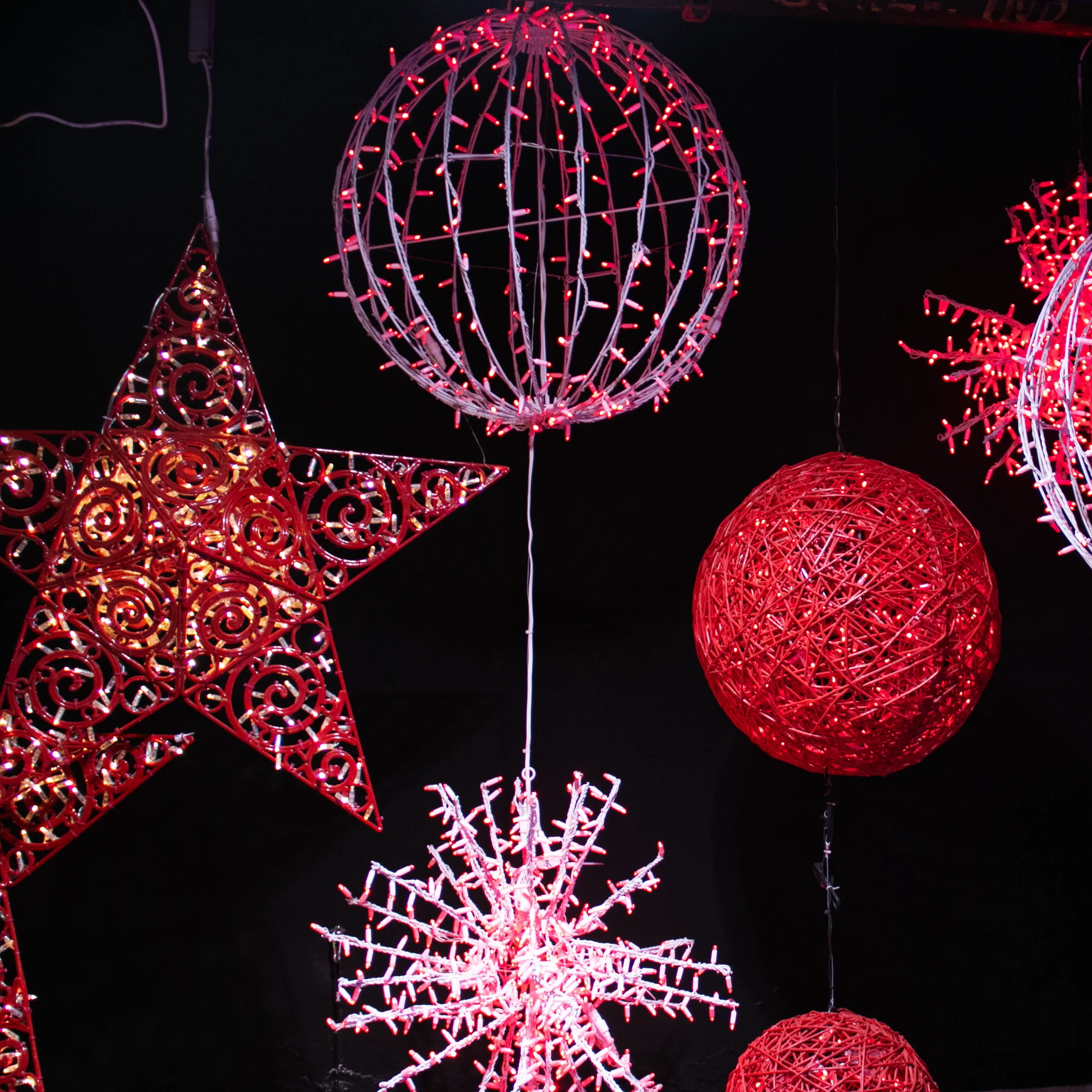 Large Foldable Meridian, LED Lit (Red), 20" - Image 2