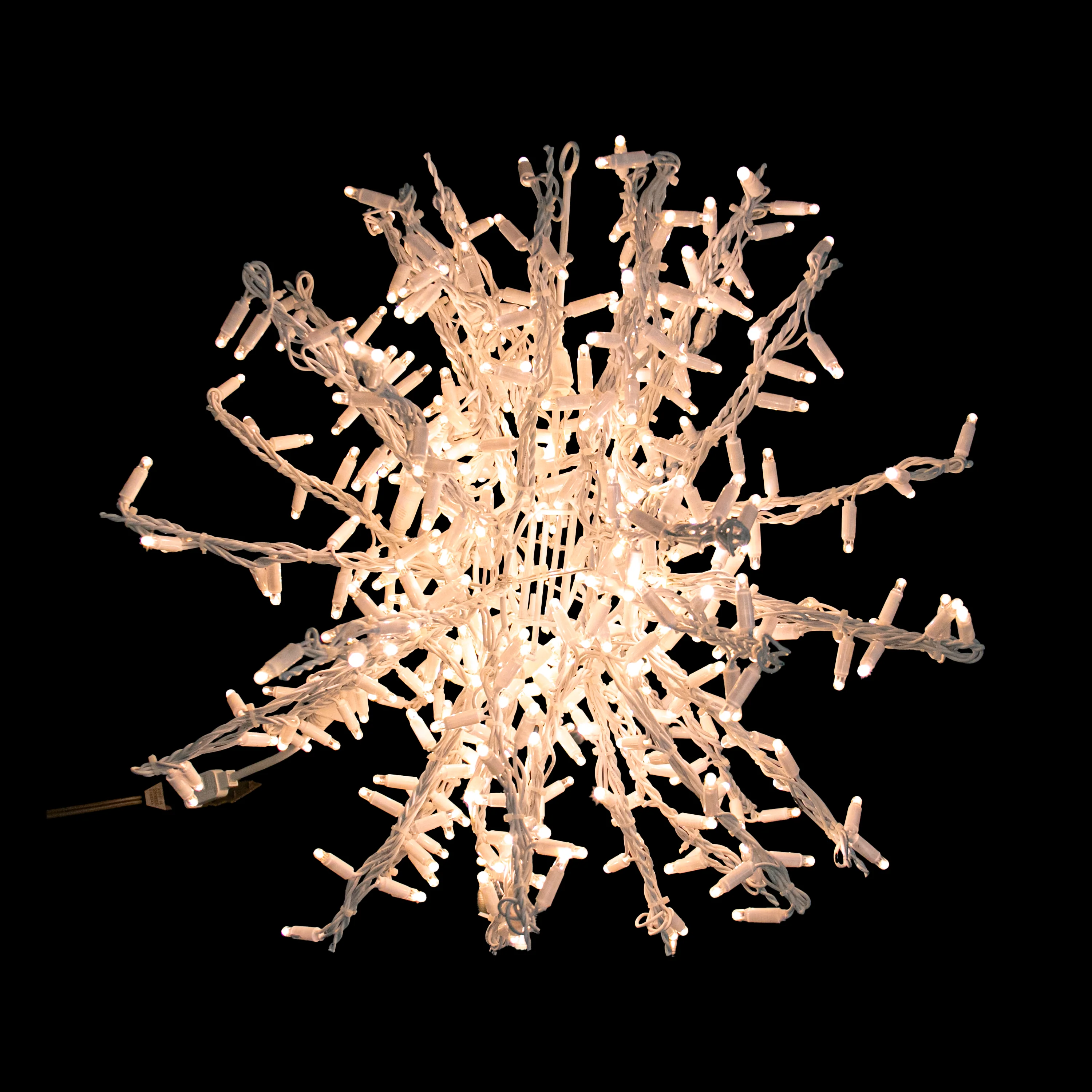 Large Foldable Snowball, LED Lit (Warm White), 48"