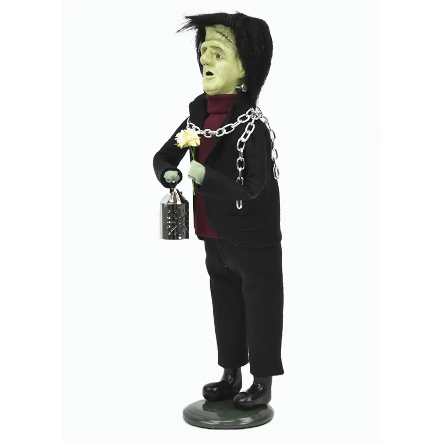 Frankenstein Caroler Figurine, 13" - Image 3