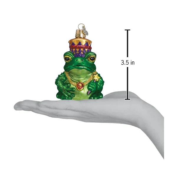 Frog King Ornament, 3.5" - Image 3
