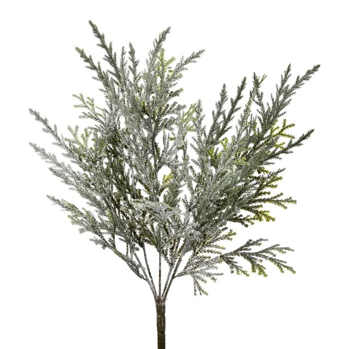 Frosted Mixed Greens Bush, 17"