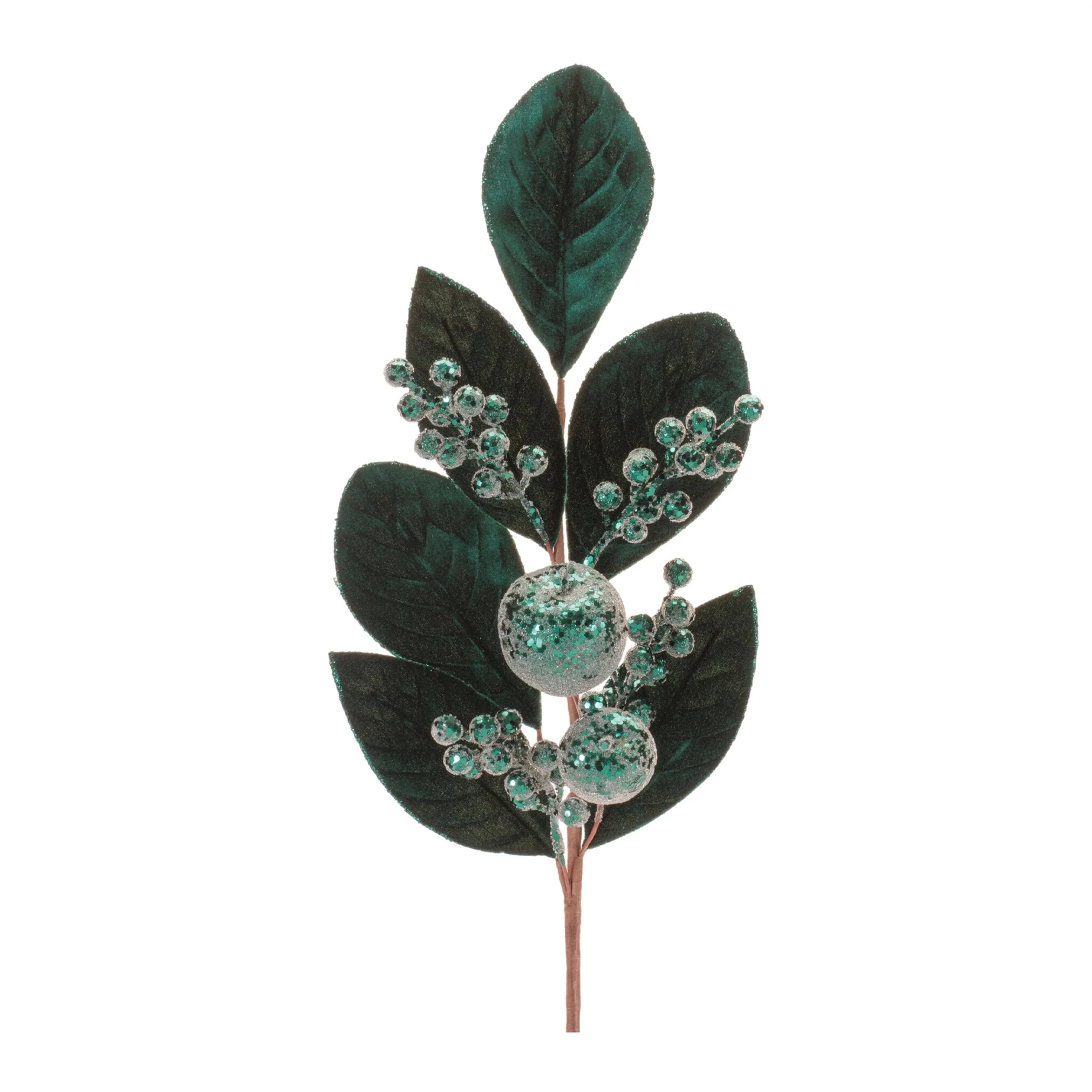 Fruit and Magnolia Leaf Spray, 25.5"