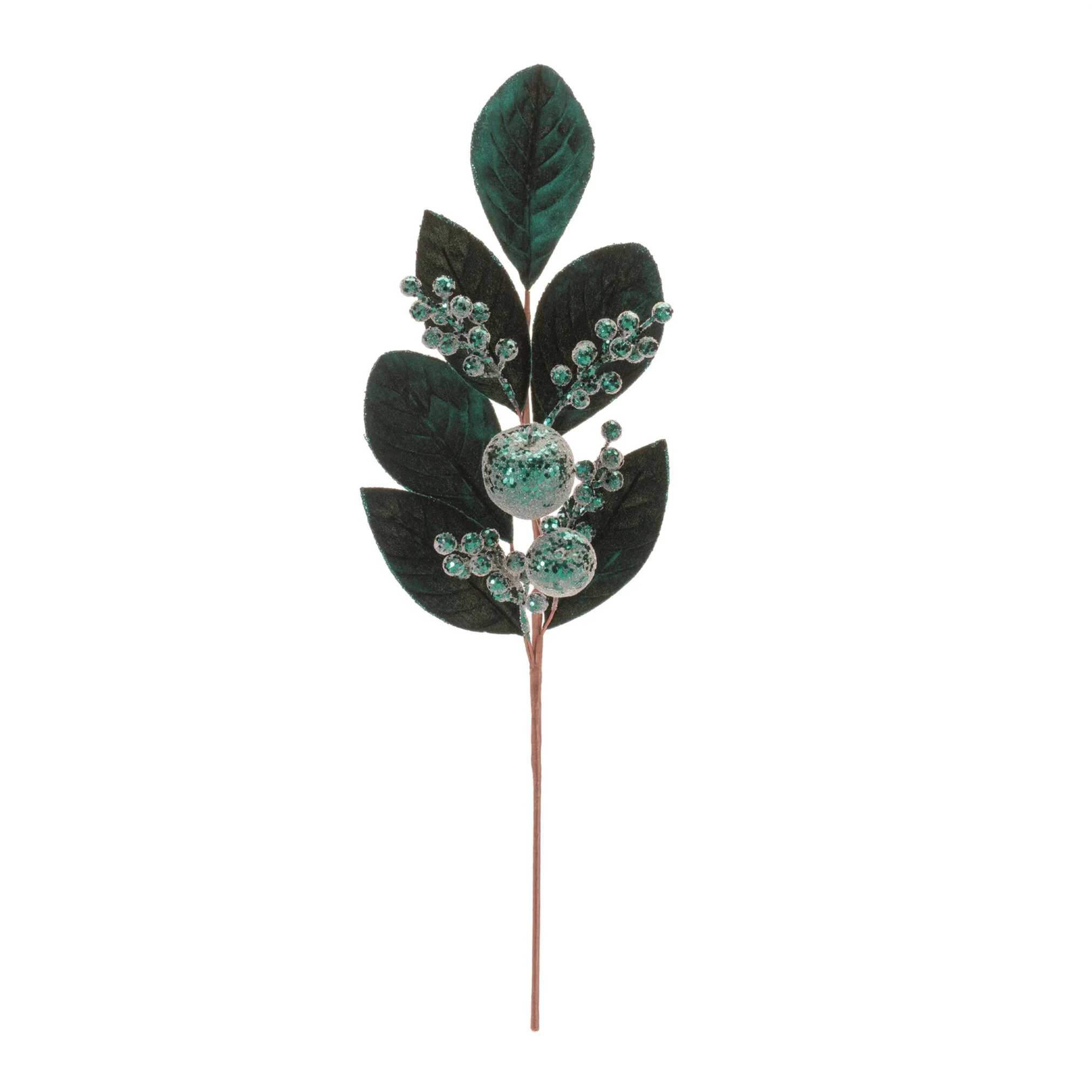 Fruit and Magnolia Leaf Spray, 25.5" - Image 2