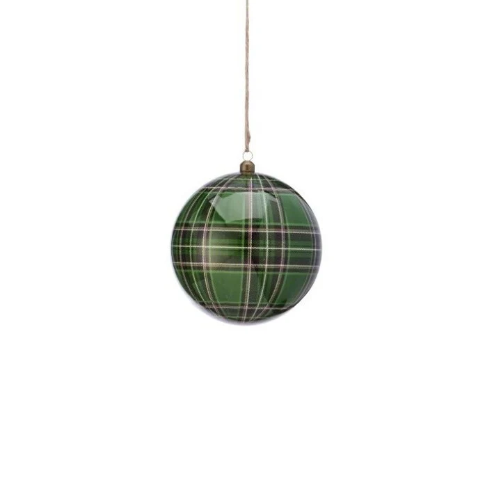 Gentlemen's Styro Plaid Ball, 6" (2 styles - sold individually) - Image 3