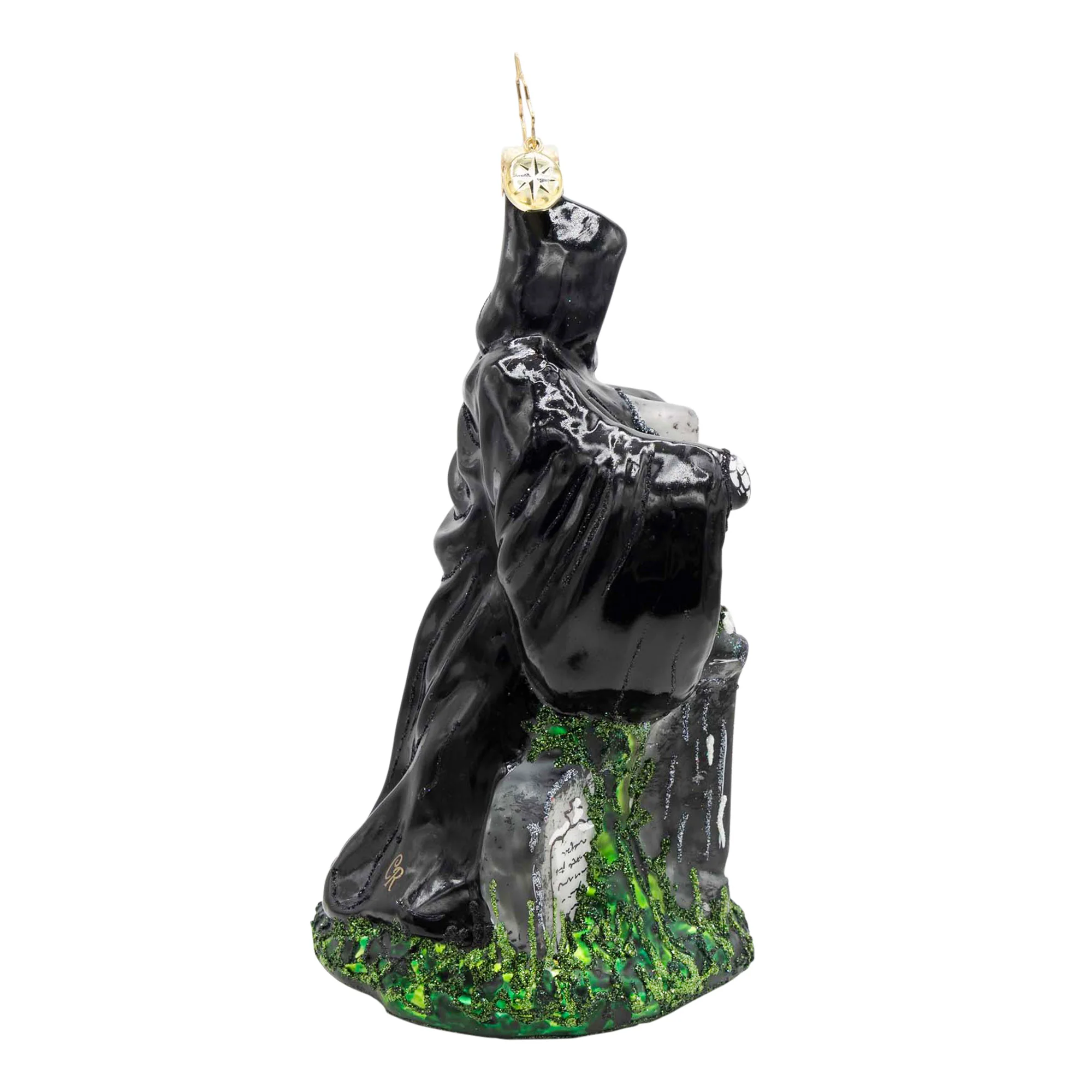 Ghost of Christmas Yet to Come Glass Ornament, 5.75" - Image 3
