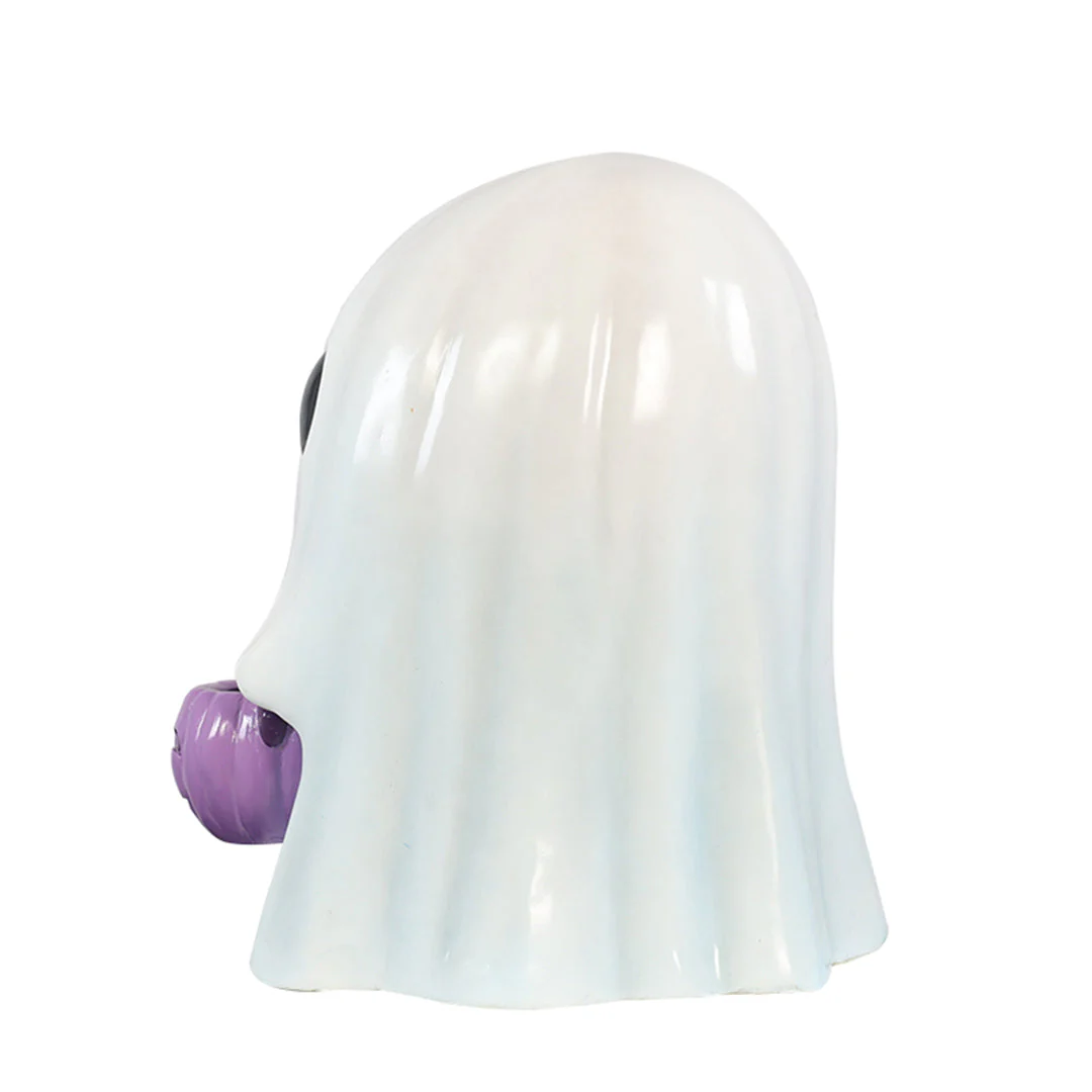 Large Fiberglass Ghost w/Bucket Figure, 28" - Image 4