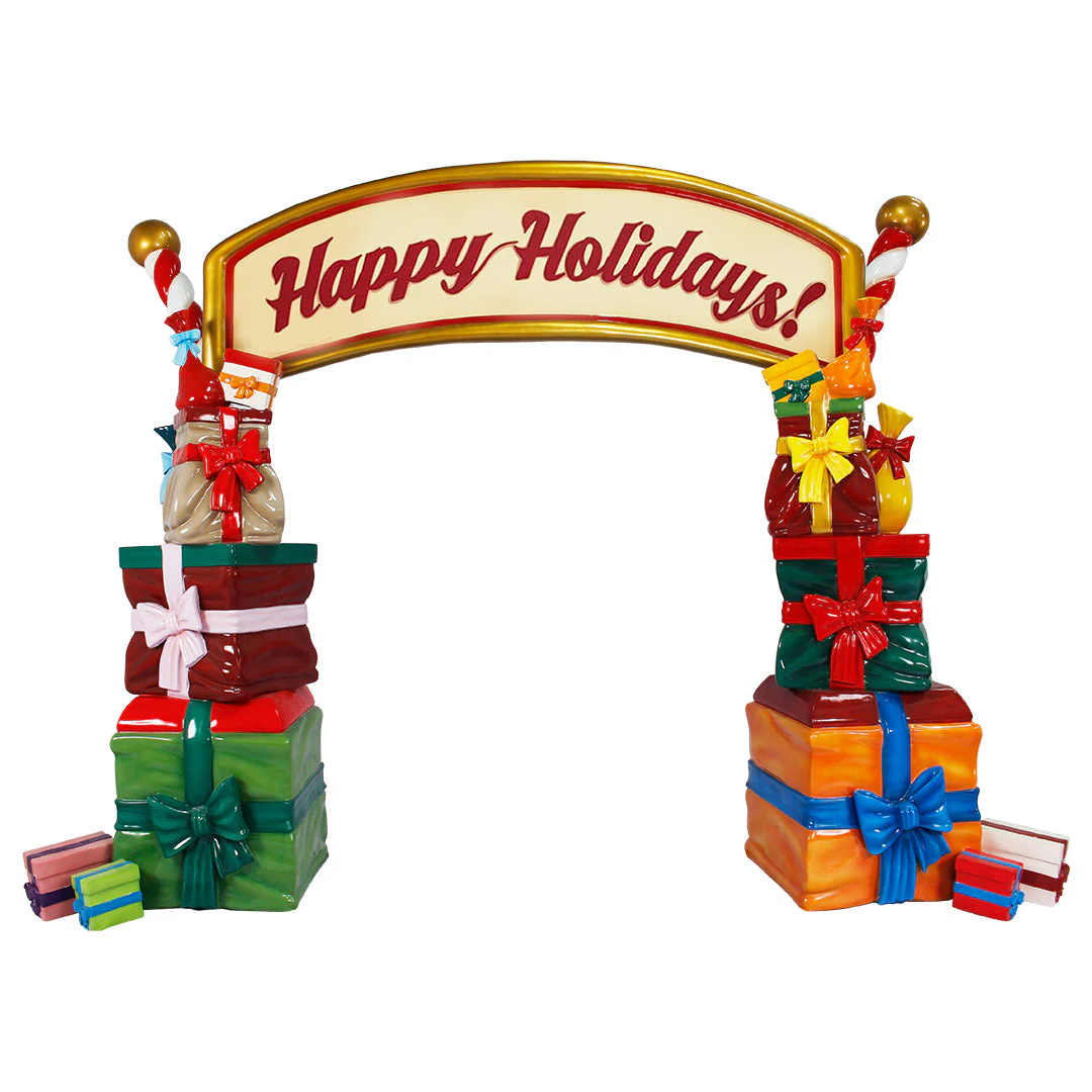 Giant Fiberglass Gifts Archway, 142" - Image 2