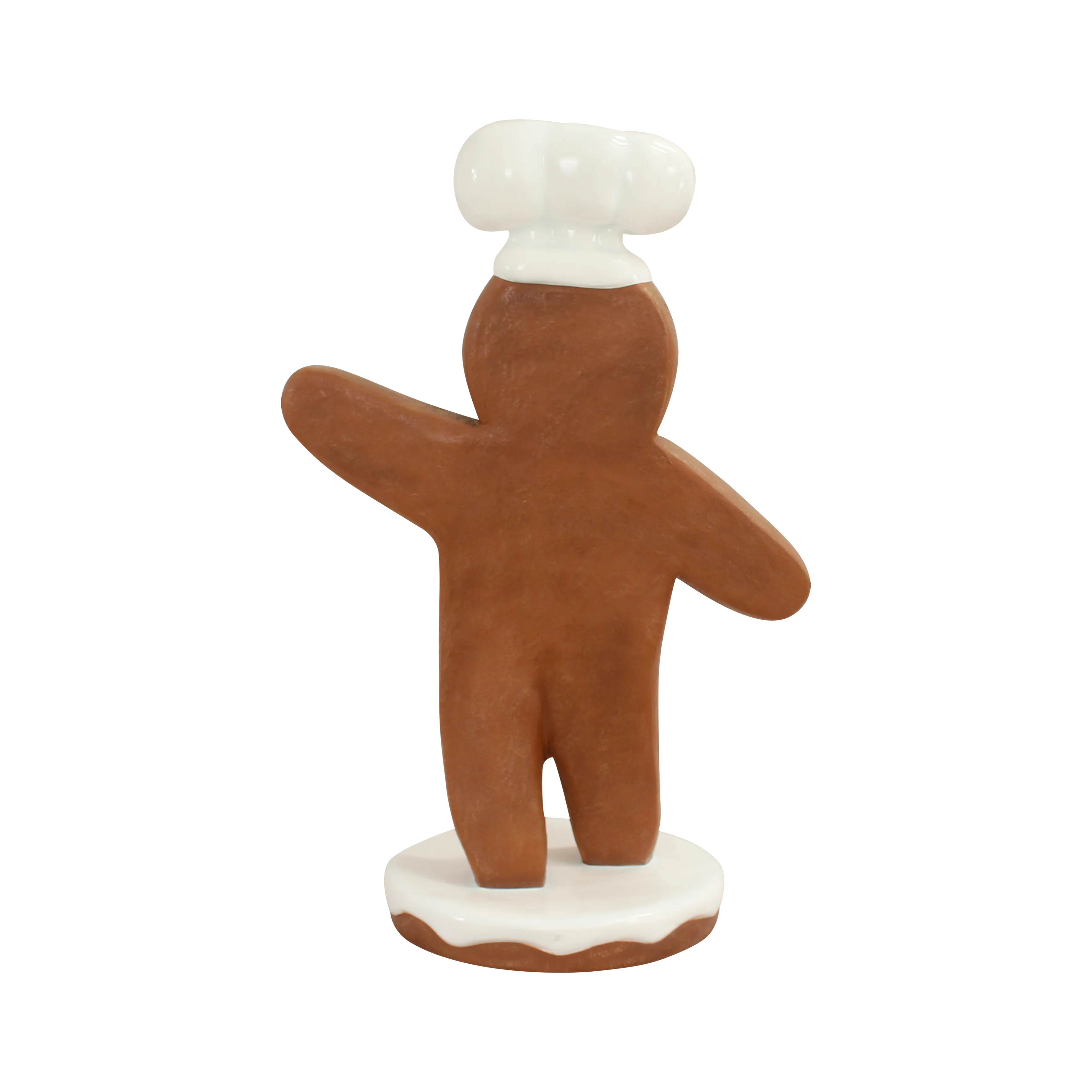 Large Fiberglass Gingerbread Man Figure, 63" - Image 4