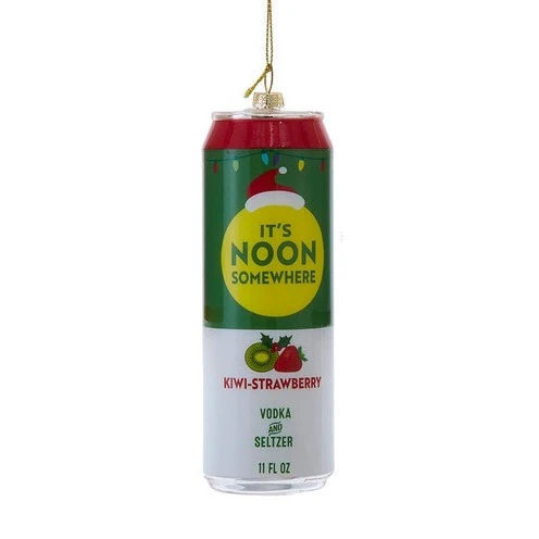 Glass Hard Seltzer Can Ornament, 5.75" (4 styles - sold individually) - Image 3