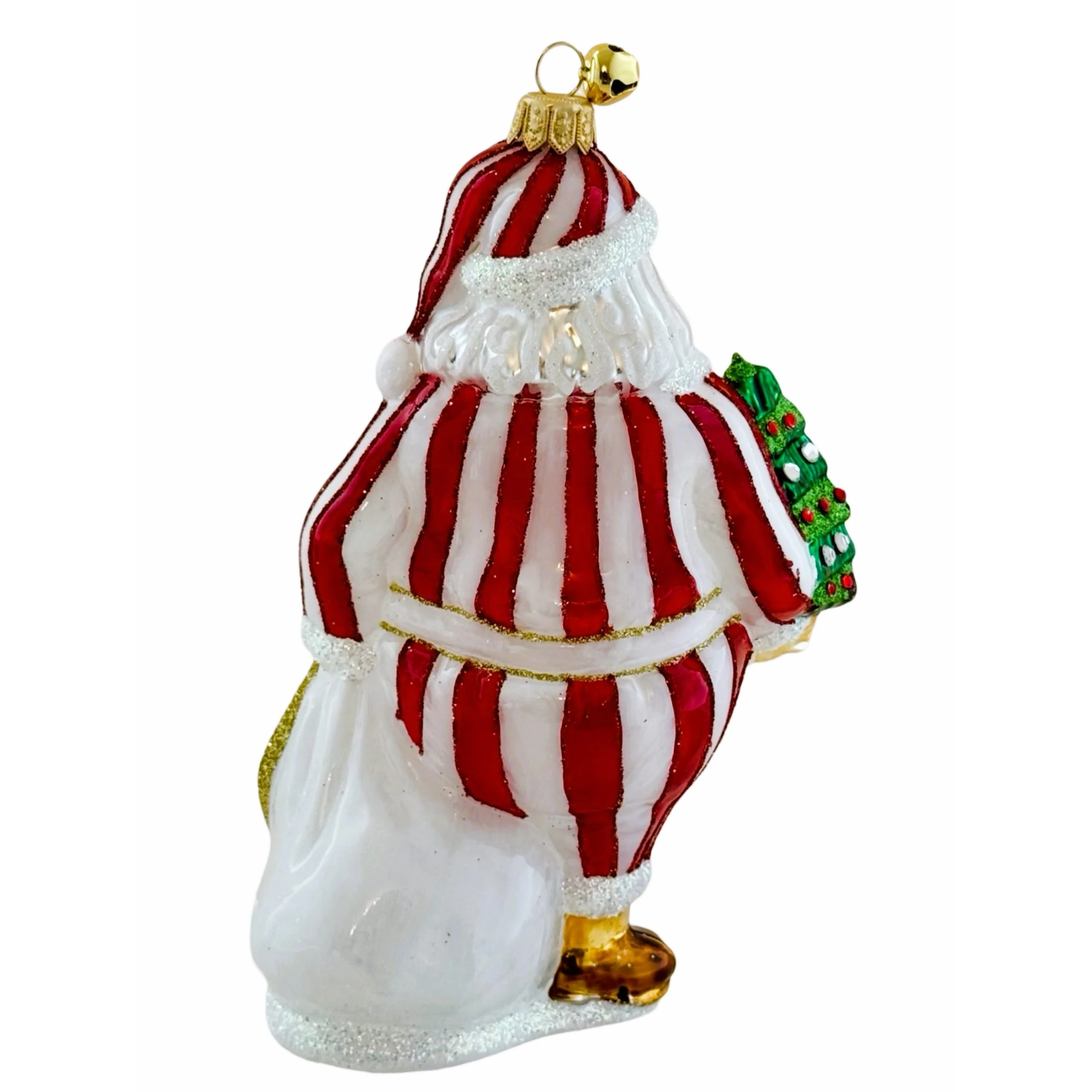 Glass Nikolas Flakius Santa Claus Ornament, 6.5" - Image 2