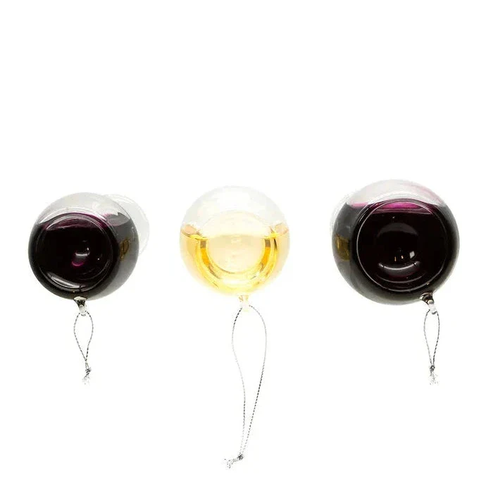Glass Wine Glass Ornaments (3 Styles – Sold individually) - Image 5