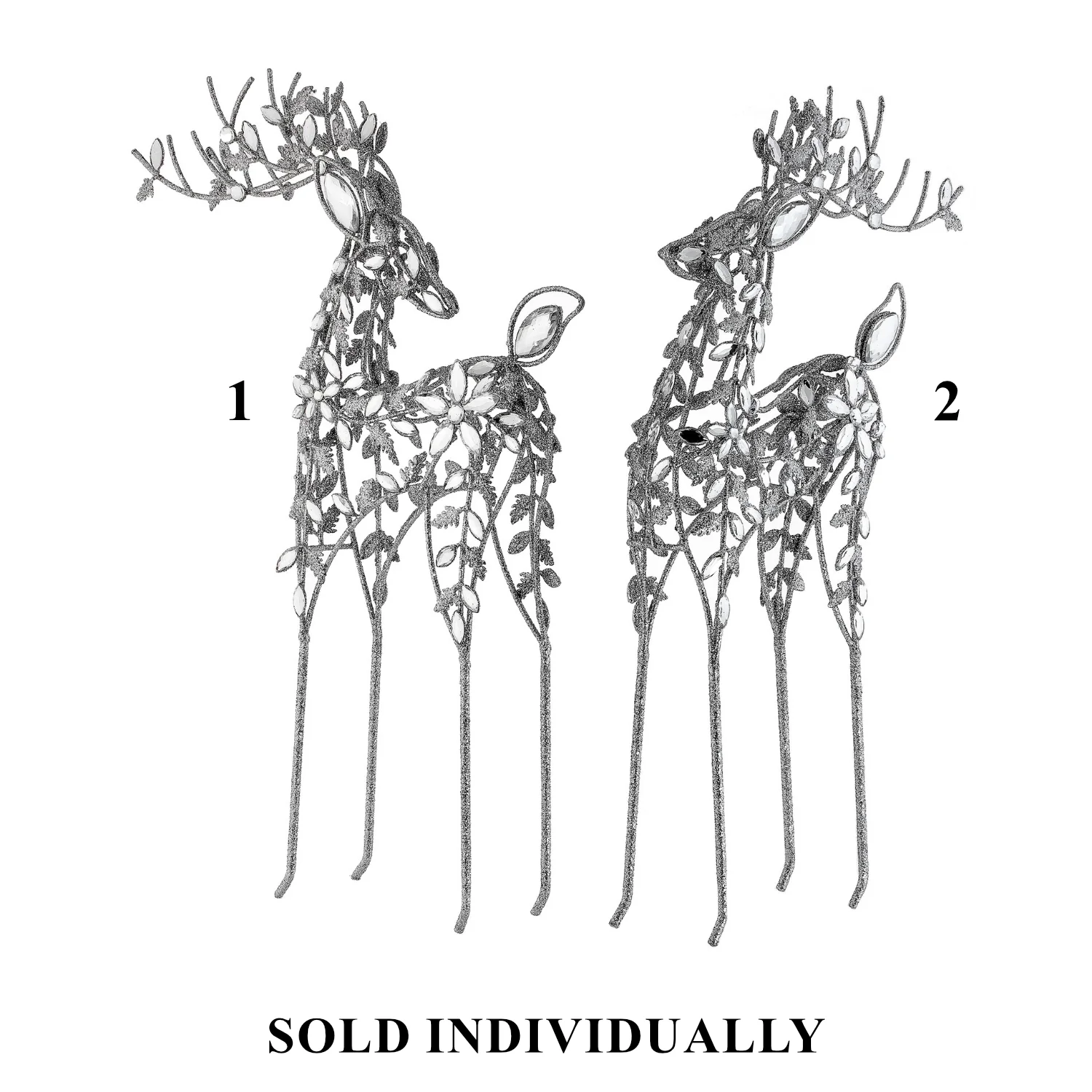 Glitter Wire/Jewel Deer, 19.5" (2 styles - sold individually)