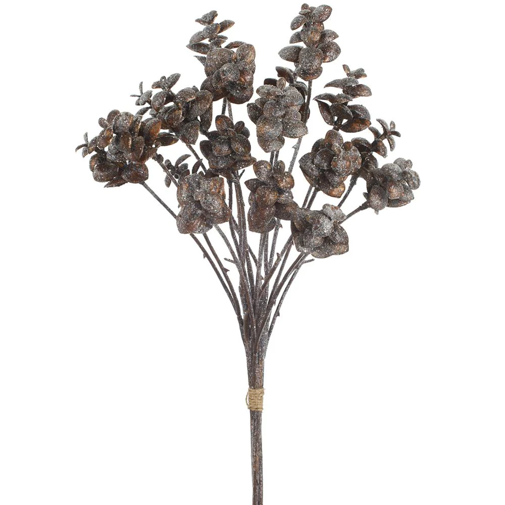Glittered Jade Bundle X3, 23" (Brown)