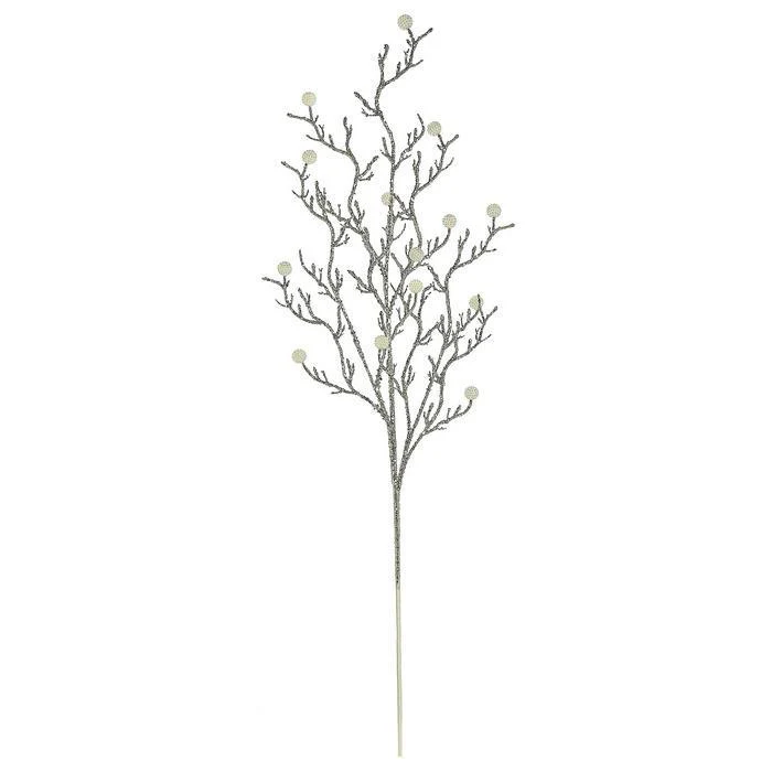 Glittered Pearl Spray, 30" (Tiffany)