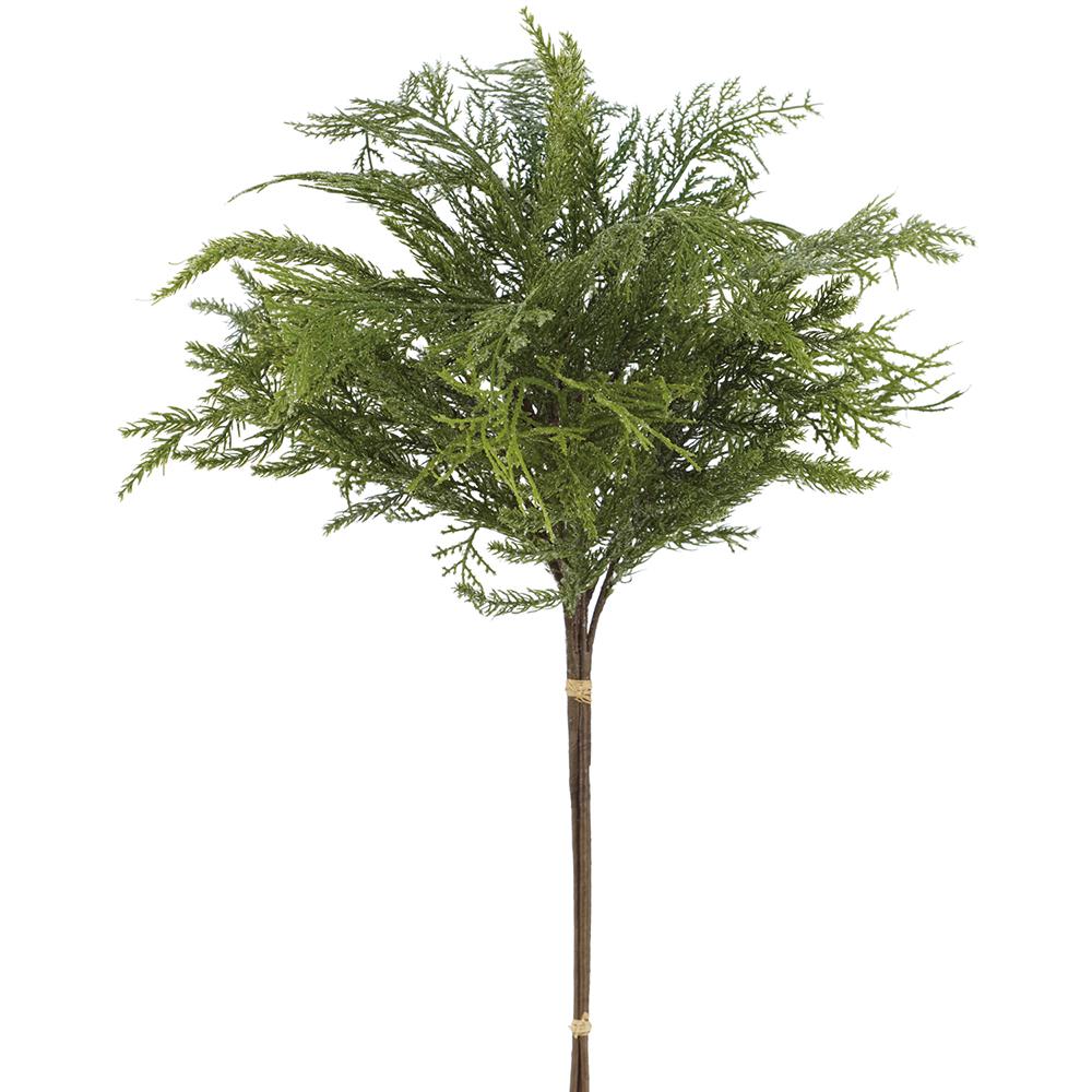 Glittered Ultra Deluxe Mixed Cedar Bundle X3, 26" (Green)