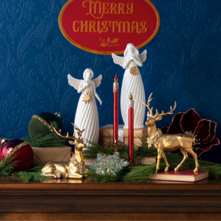 Gold Deer Figure Pair (Set of 2) - Image 2